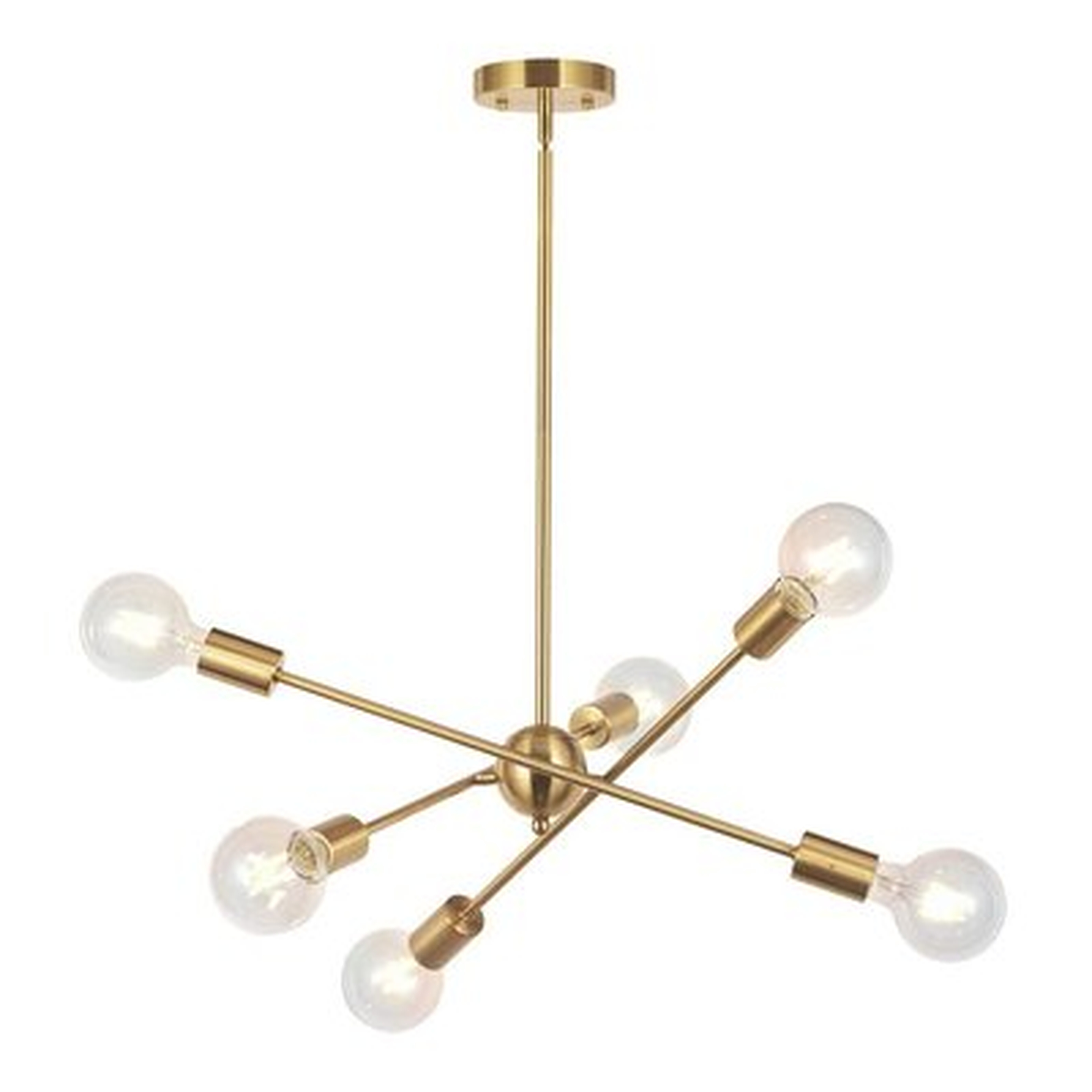 Hairston 6 - Light Sputnik Sphere Chandelier - Wayfair
