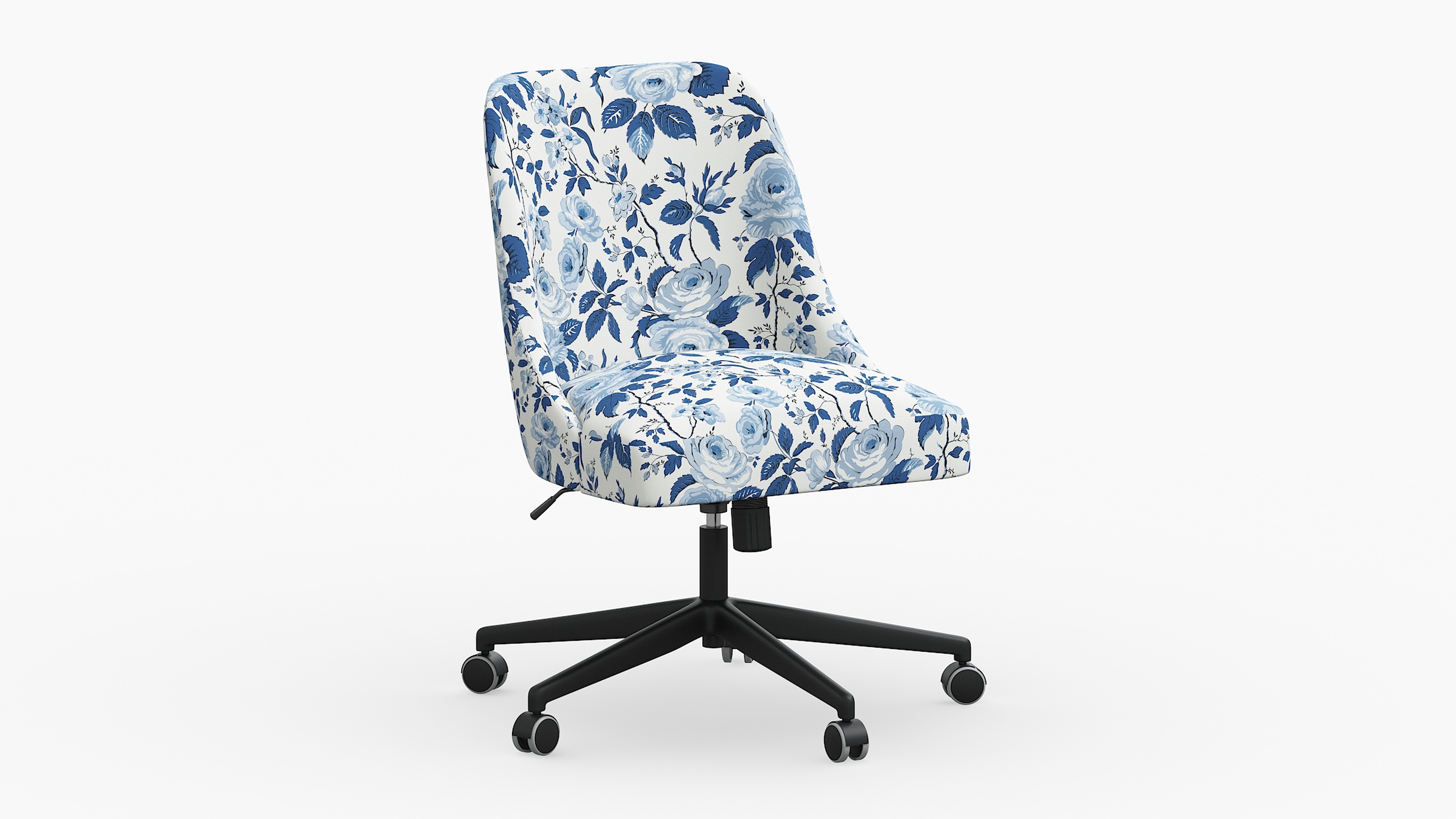 Tailored Task Chair, Delft Chintz - The Inside