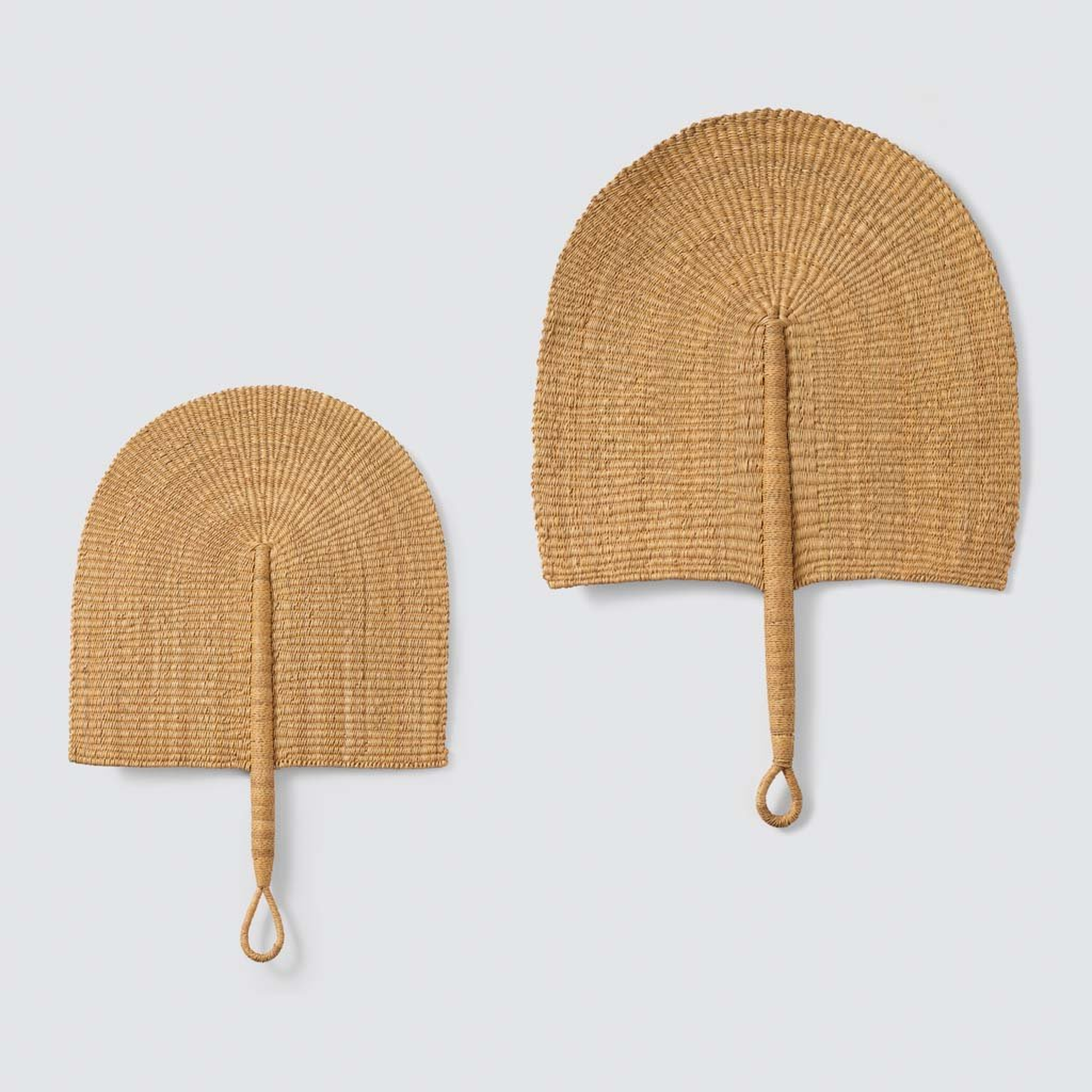 Bolga Fans - Natural - Set of Two (1 ea.) By The Citizenry - The Citizenry