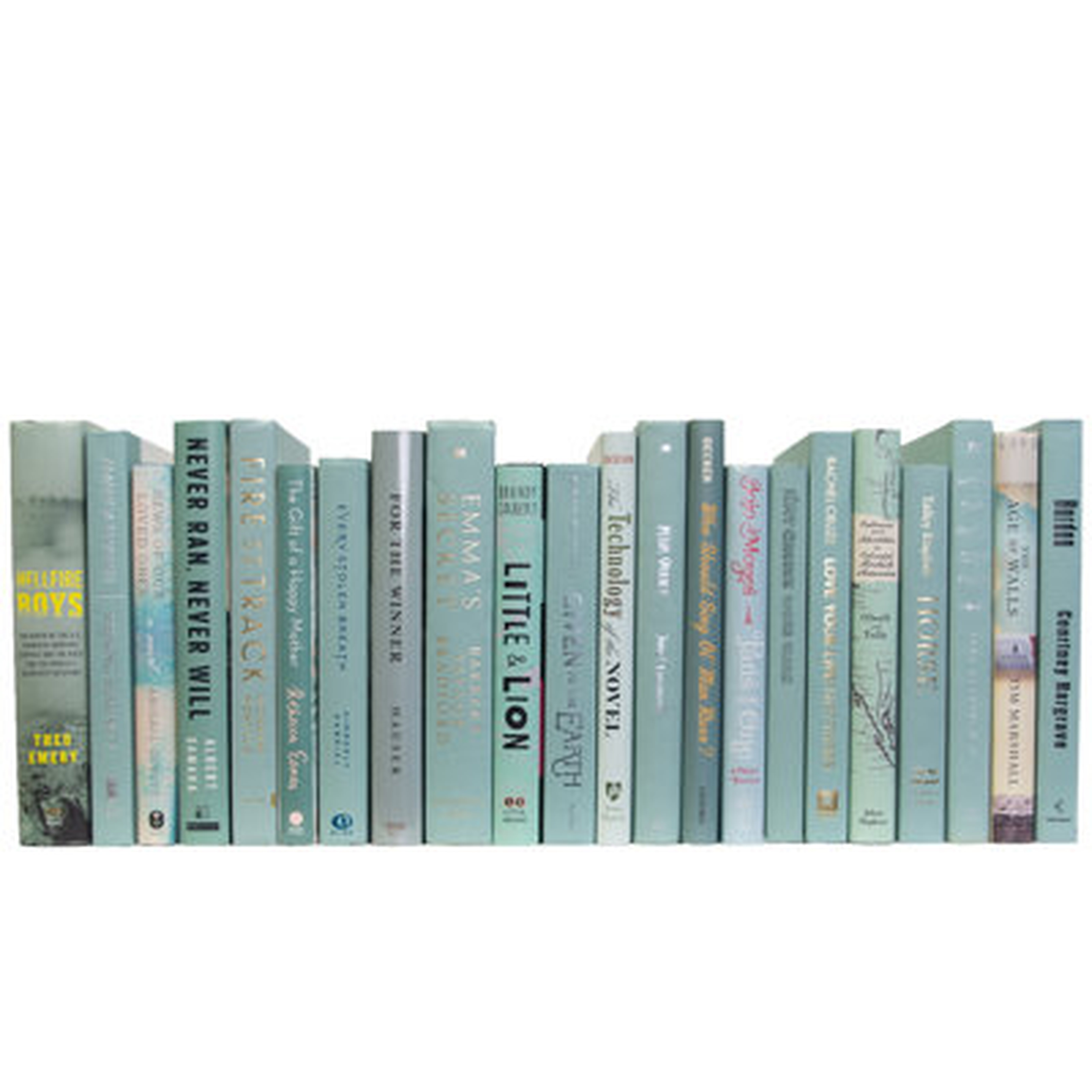 Modern Aquamarine Decorative Book - Wayfair