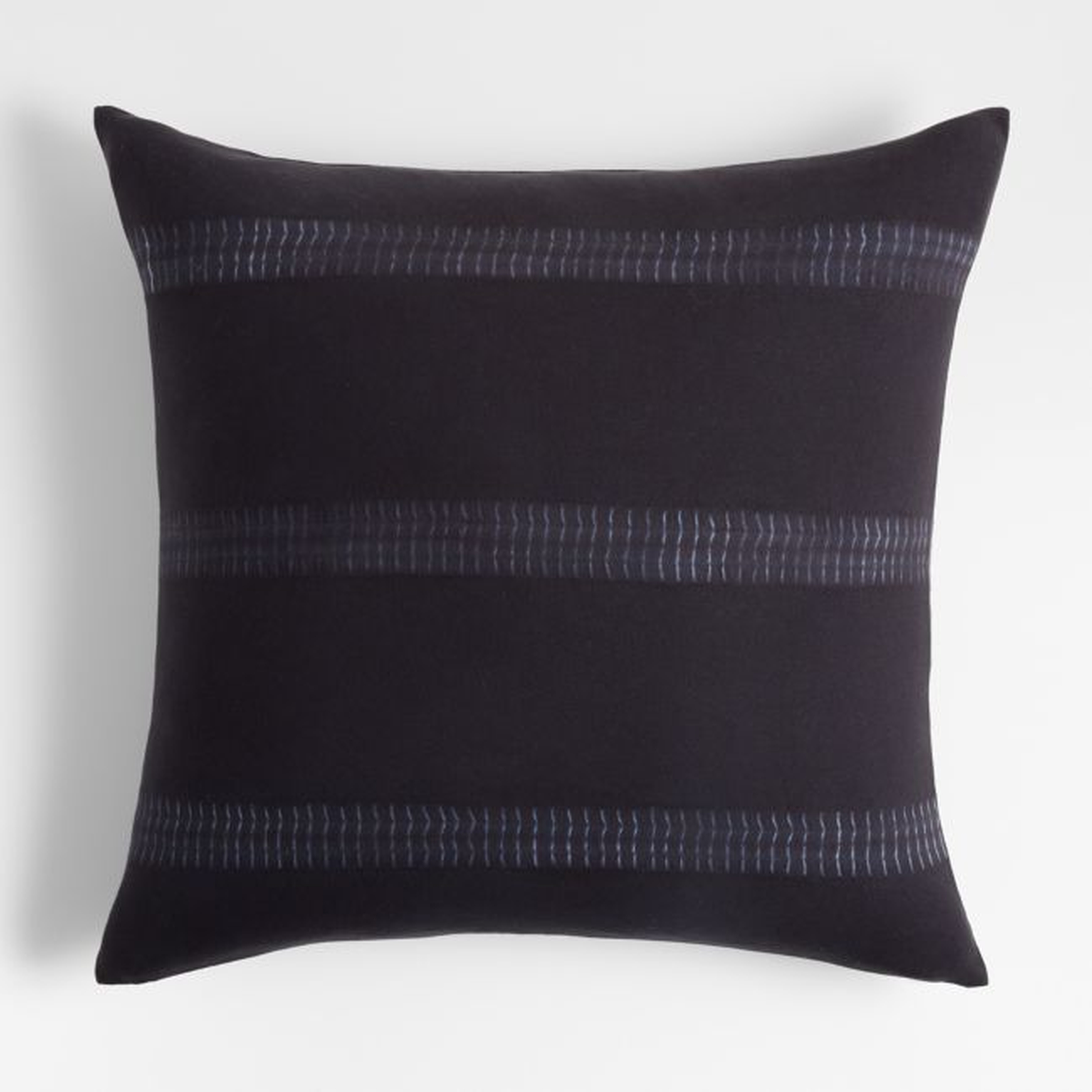 Antibes 23"x23" Tie Dye Navy Throw Pillow Cover - Crate and Barrel