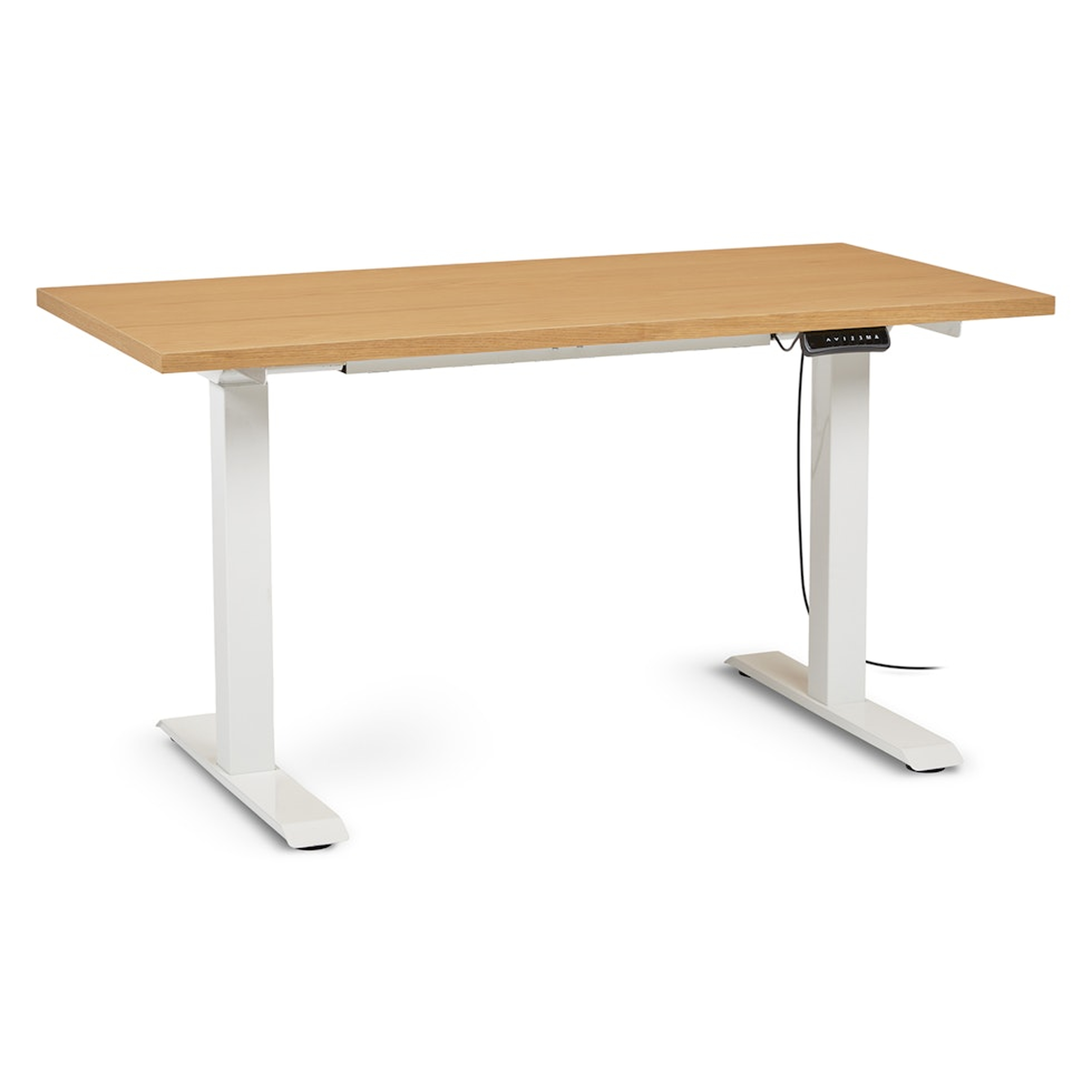 Haptic 55" Height Adjustable Desk - Oak - Article