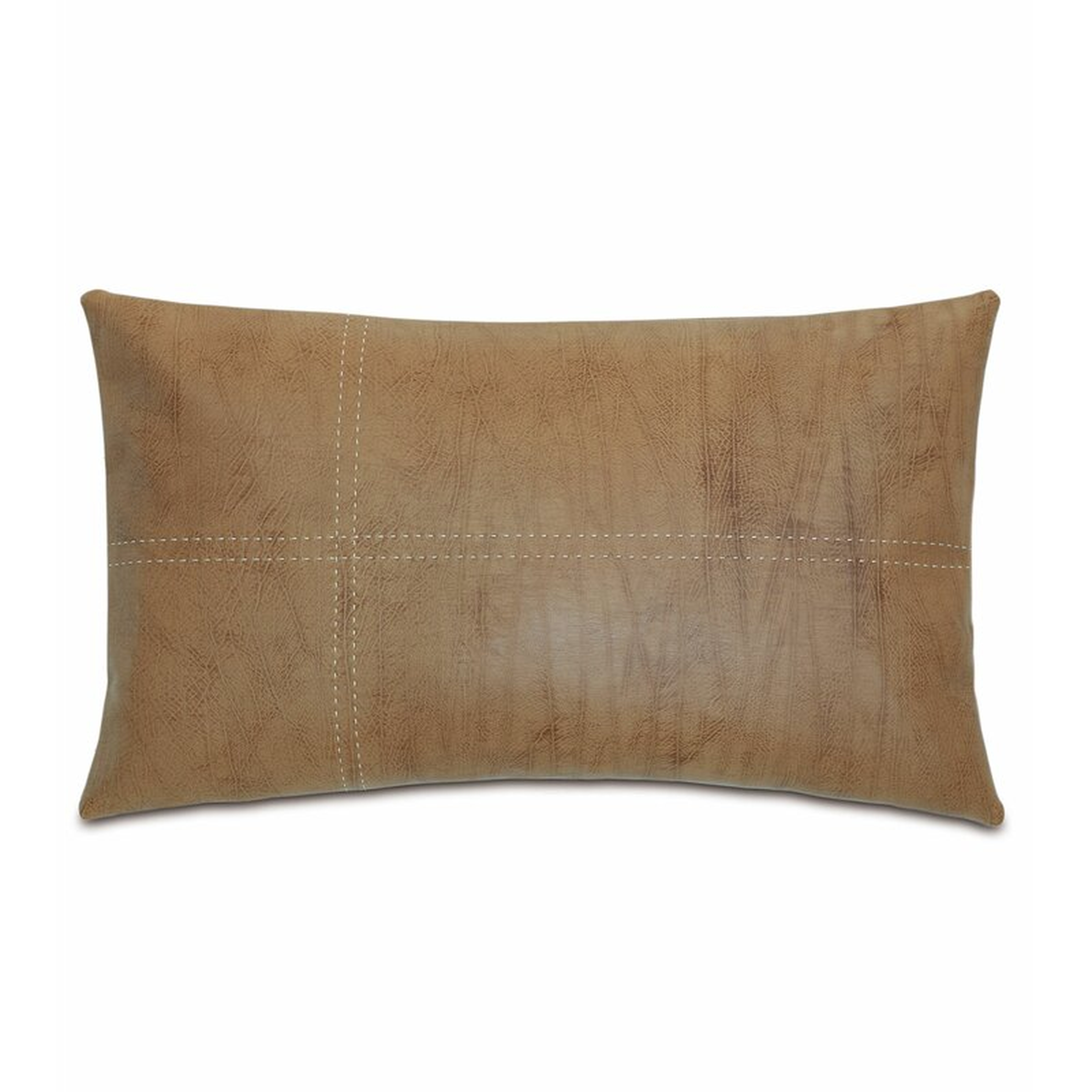 Eastern Accents Chalet Faux Leather Down Lumbar Pillow Cover & Insert - Perigold