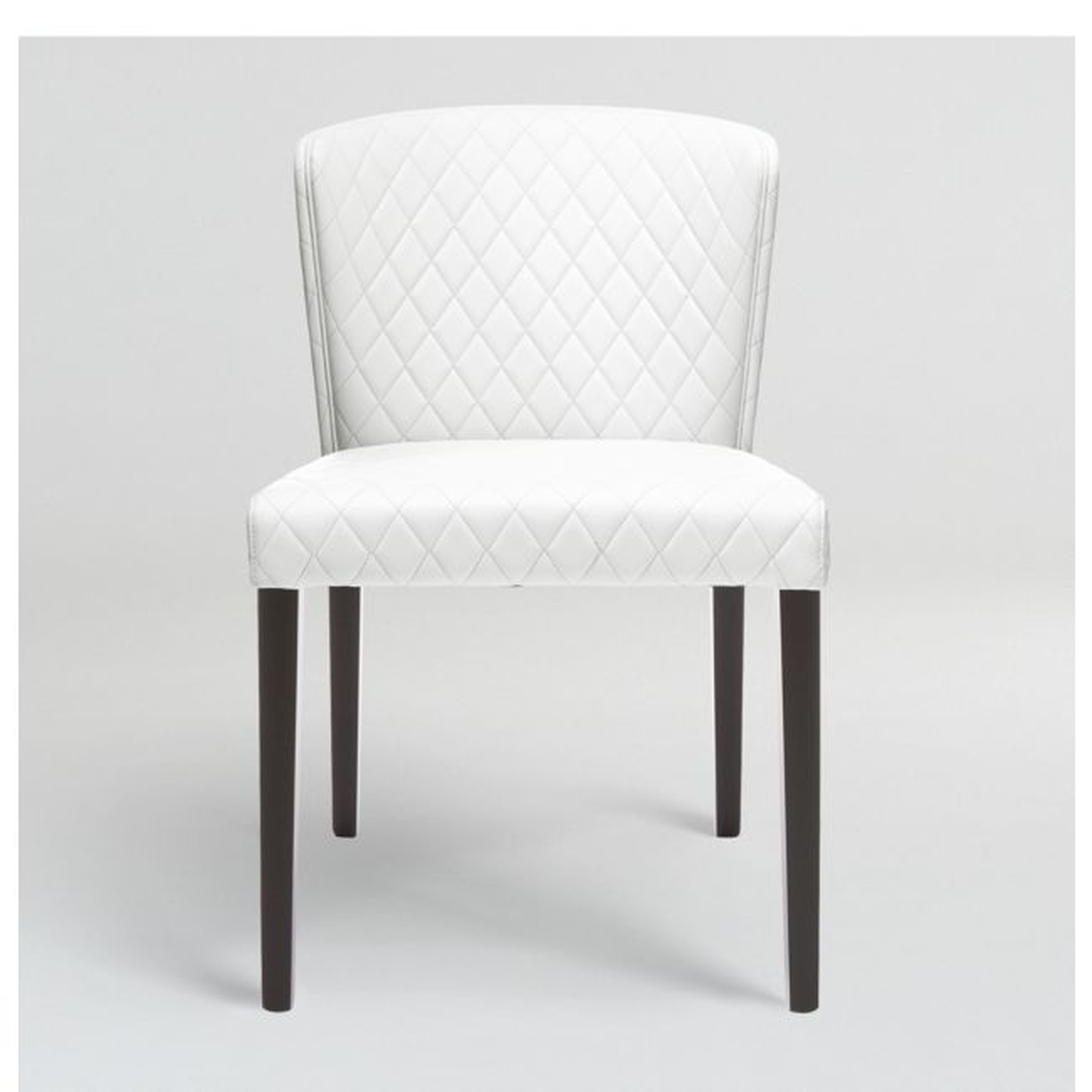 Curran Quilted Oyster Dining Chair - Crate and Barrel