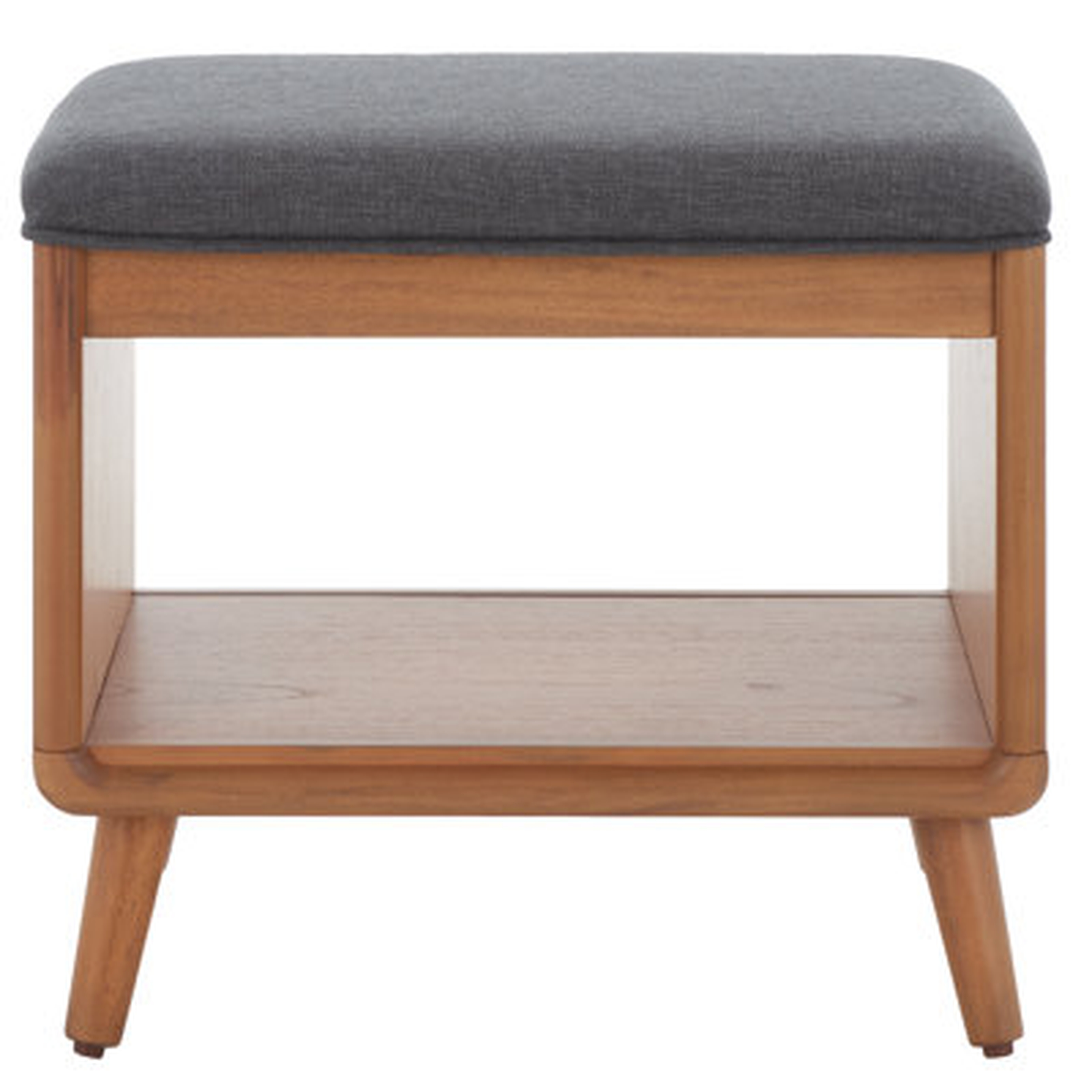 Solo Open Shelf Bench W/ Cushion - Wayfair