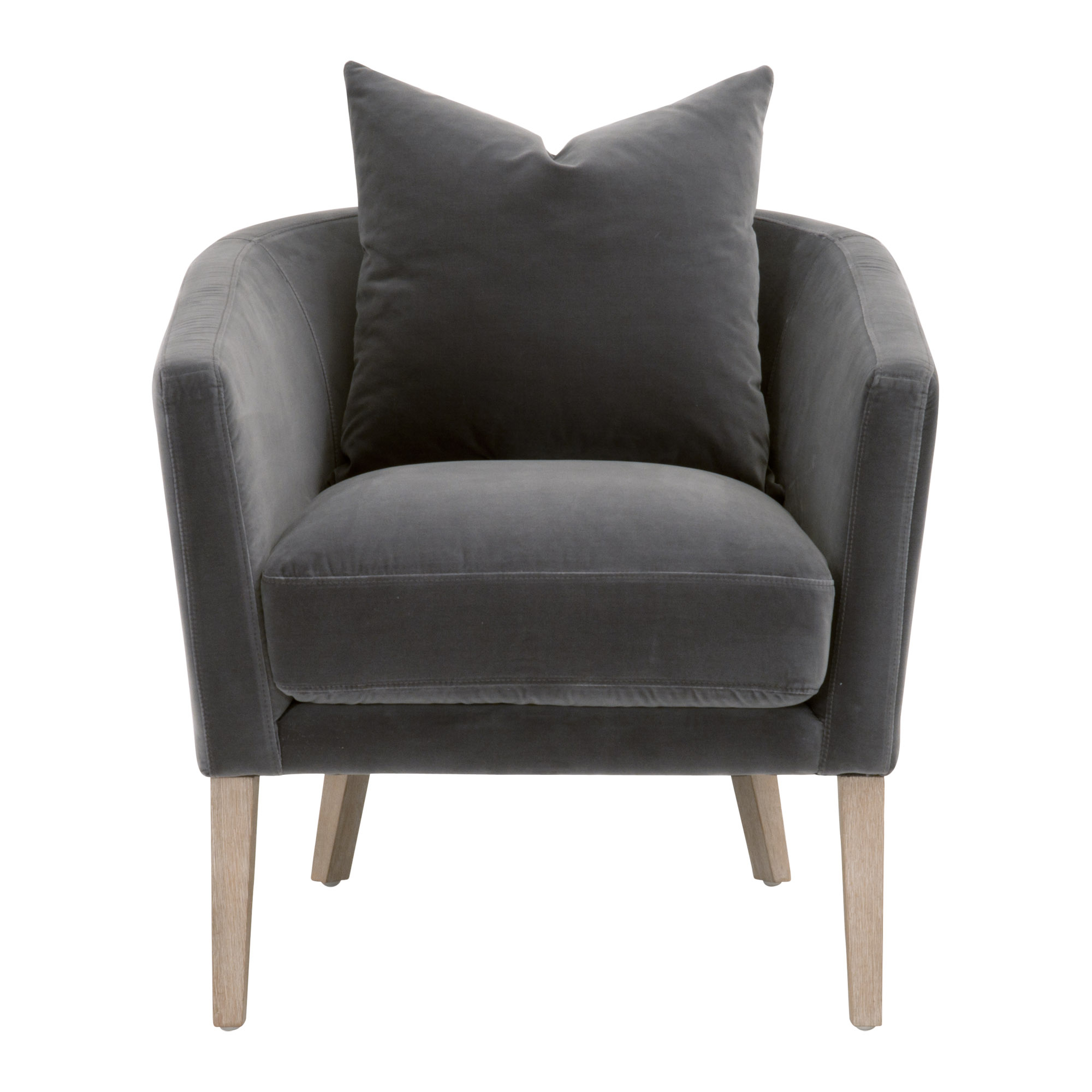 Indra Club Chair, Charcoal - Cove Goods