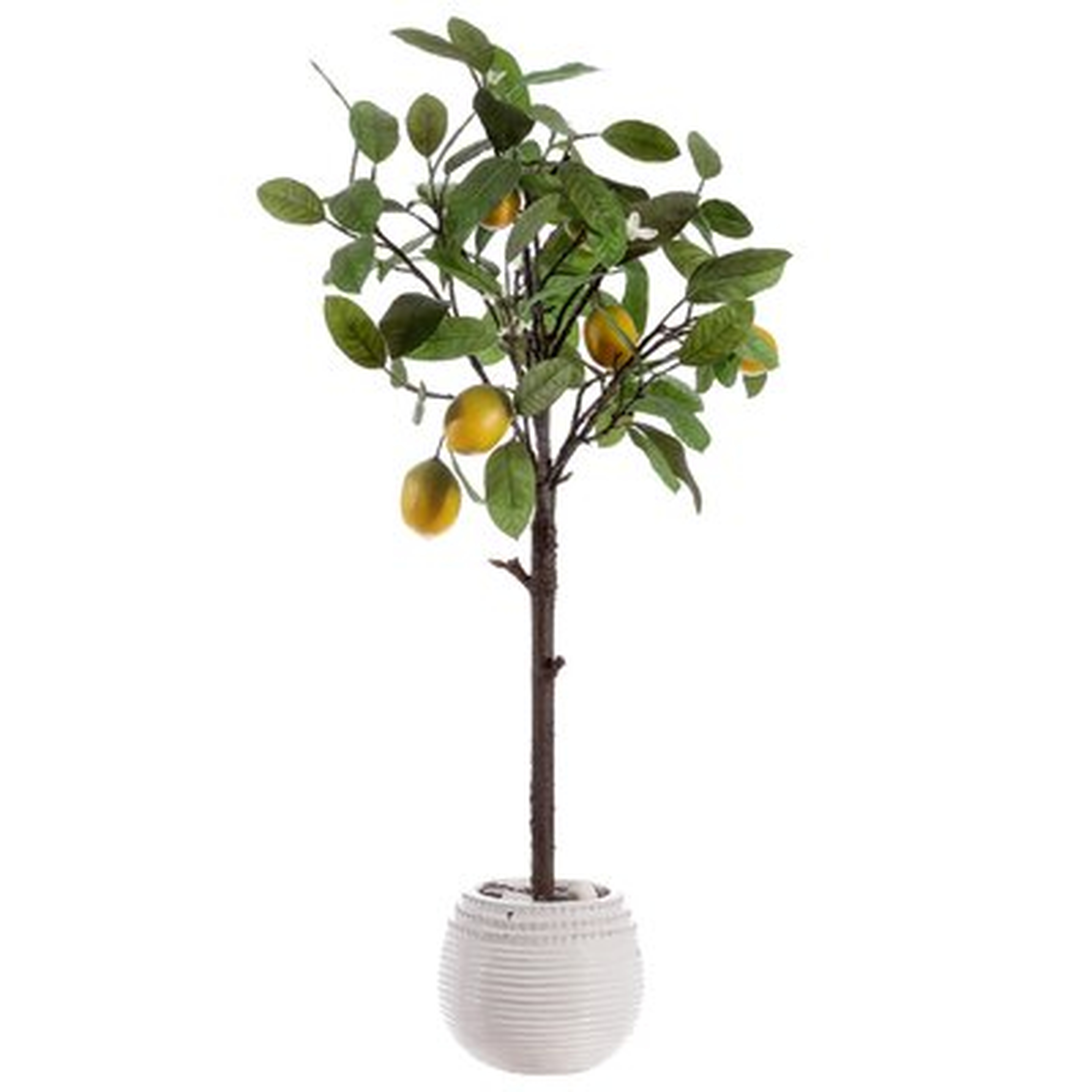 Faux Lemon Potted Tree - Wayfair