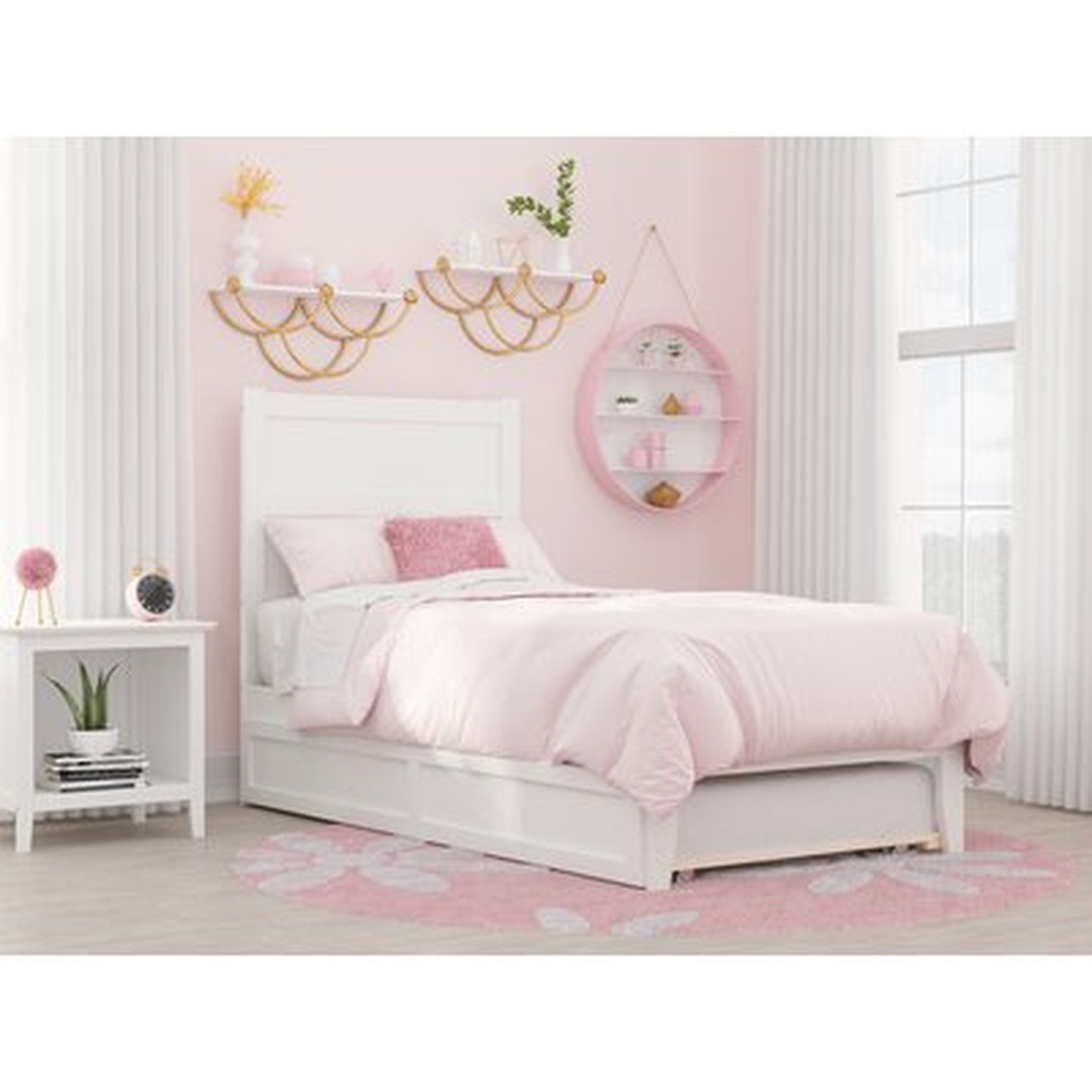 Noho Twin Bed With Twin Trundle In White - Wayfair
