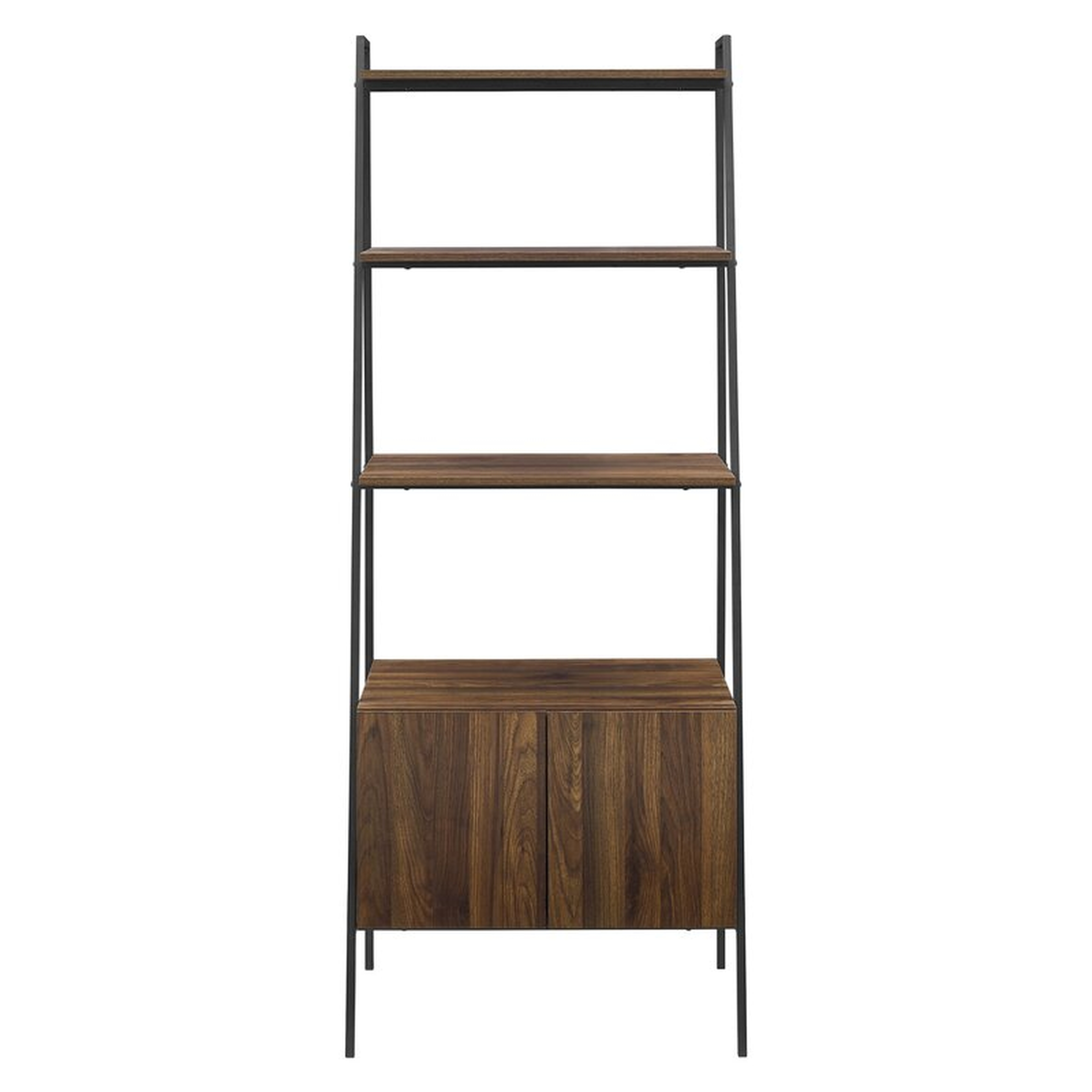 Diego Ladder Bookcase, Dark Walnut - Wayfair