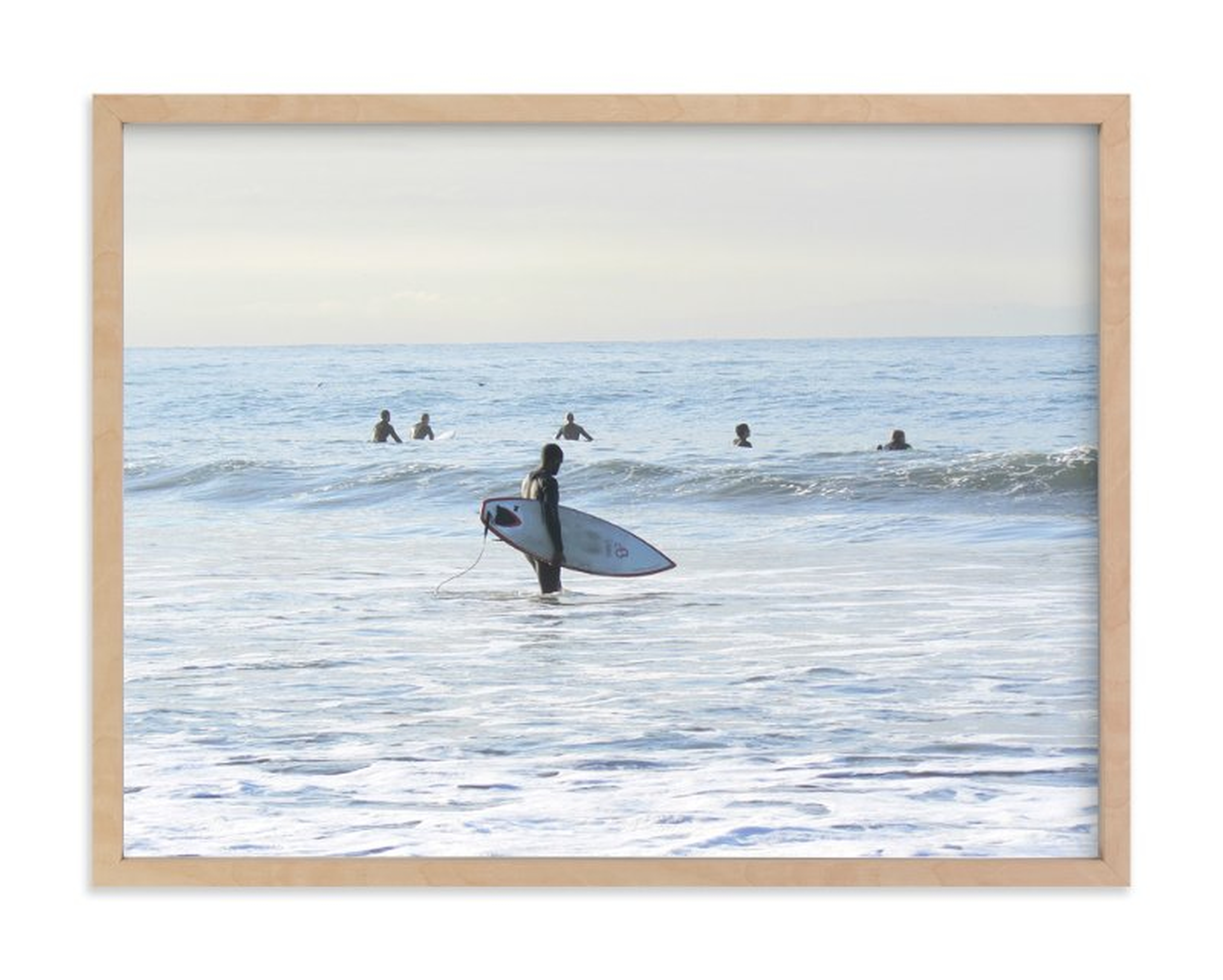 Early Morning Surfer, Venice Beach Art Print - Minted