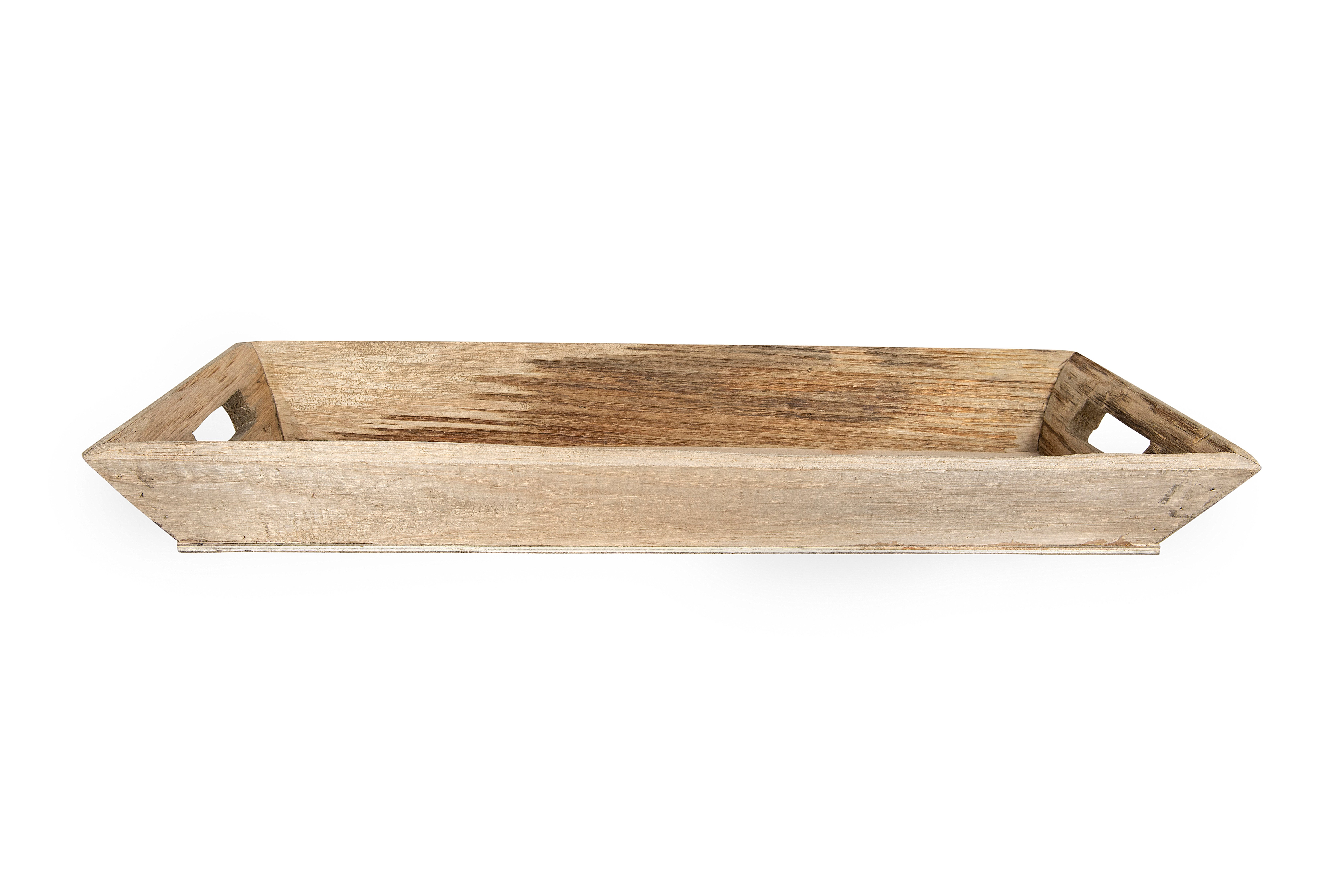 Rectangle Decorative Wood Tray, Brown - Nomad Home