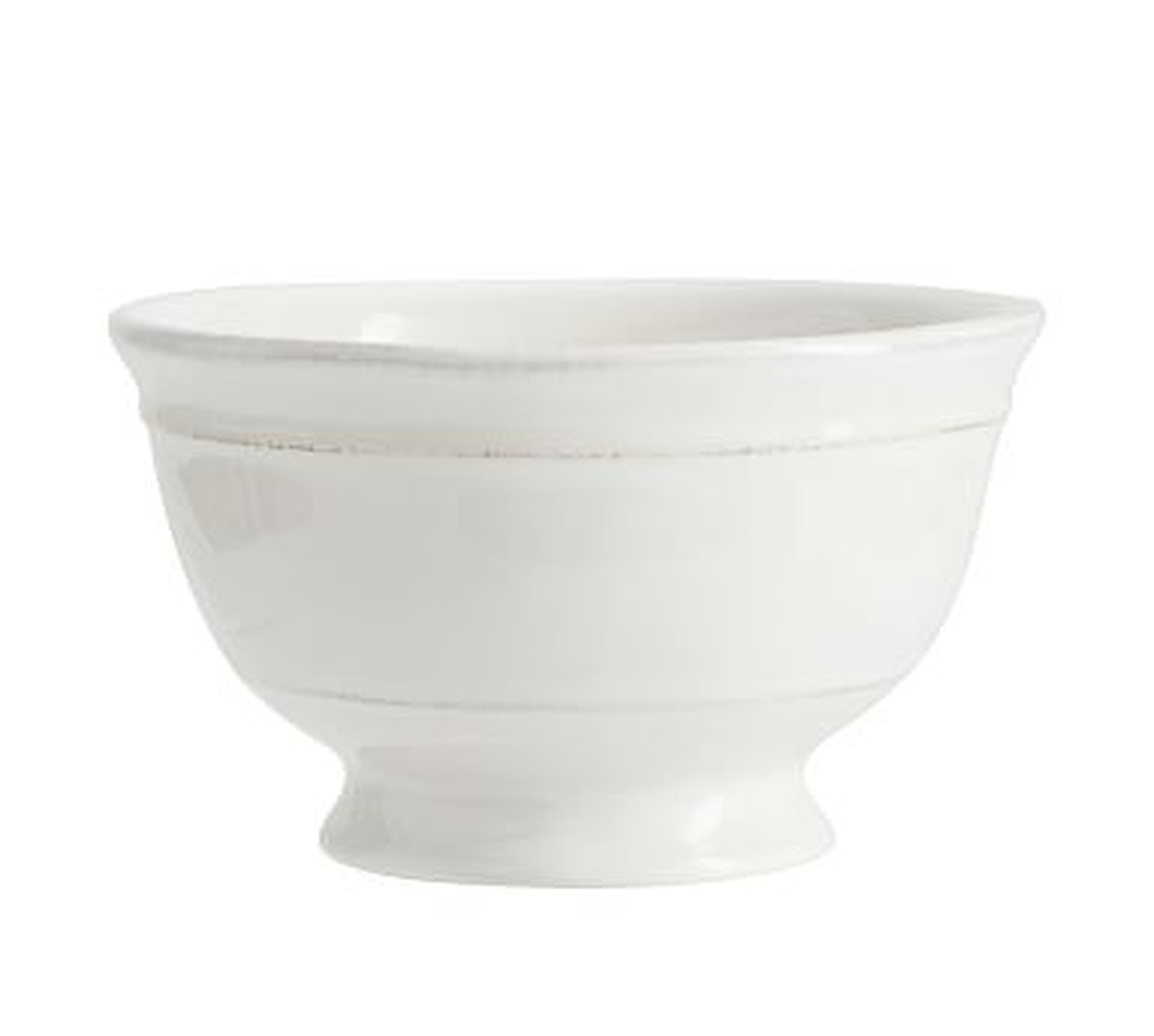Cambria Stoneware Footed Serving Bowl, Small (5.25"dia. x 3"H) - Stone - Pottery Barn