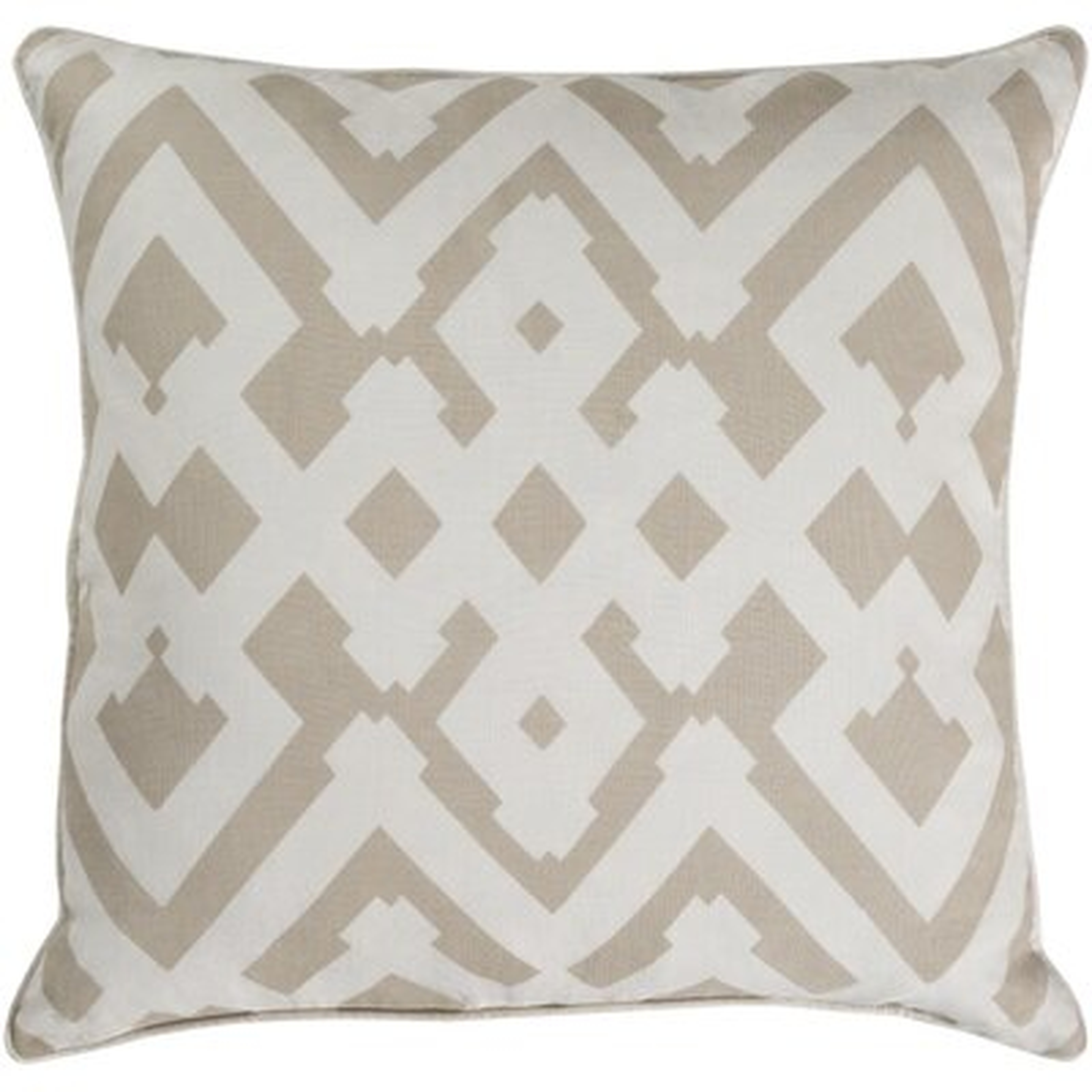 Liggett Large Zig Zag Square Throw Pillow - Wayfair