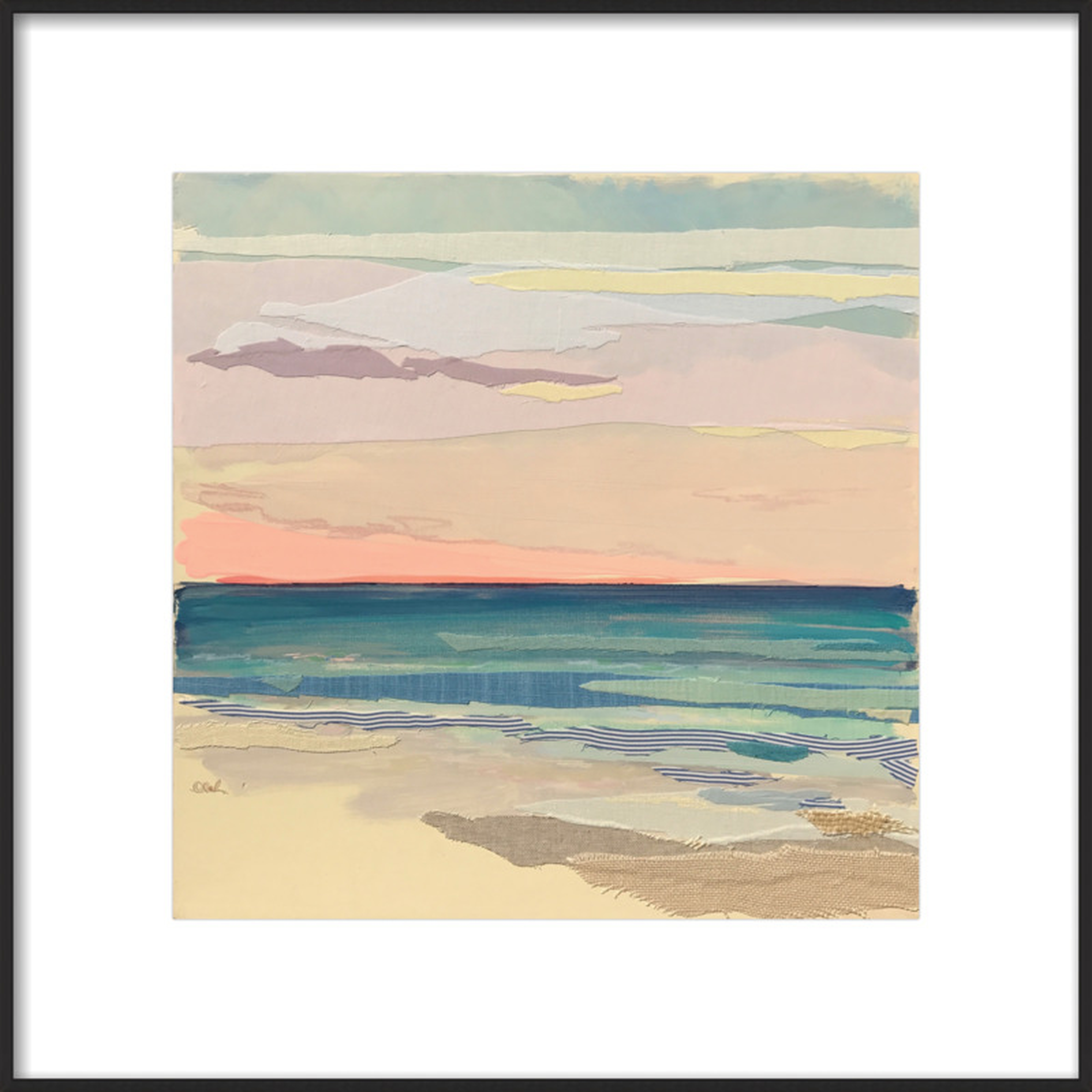 Sunset Stripes 2 by Karin Olah for Artfully Walls - Artfully Walls