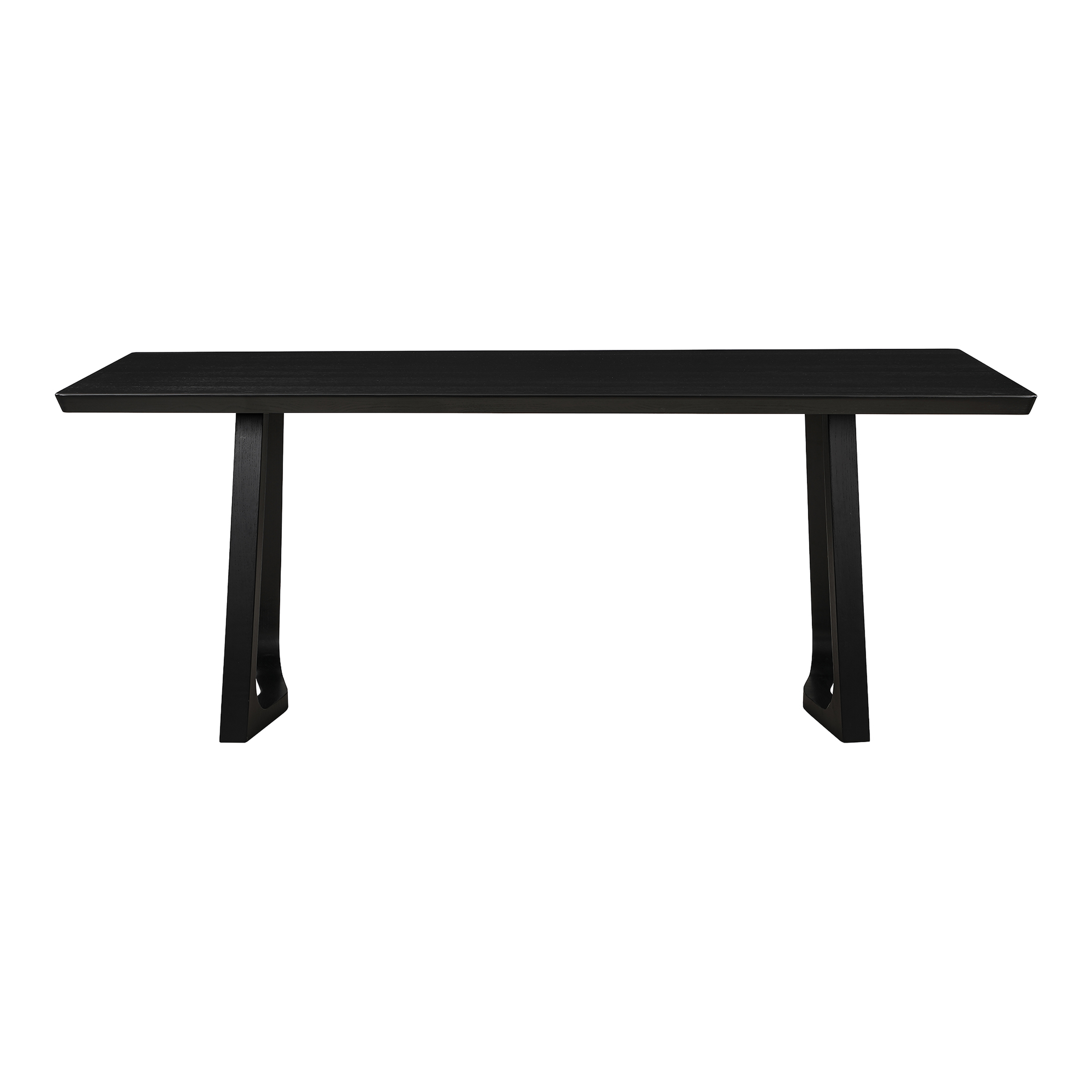 Silas Dining Table Black Ash - Moes Home Collection