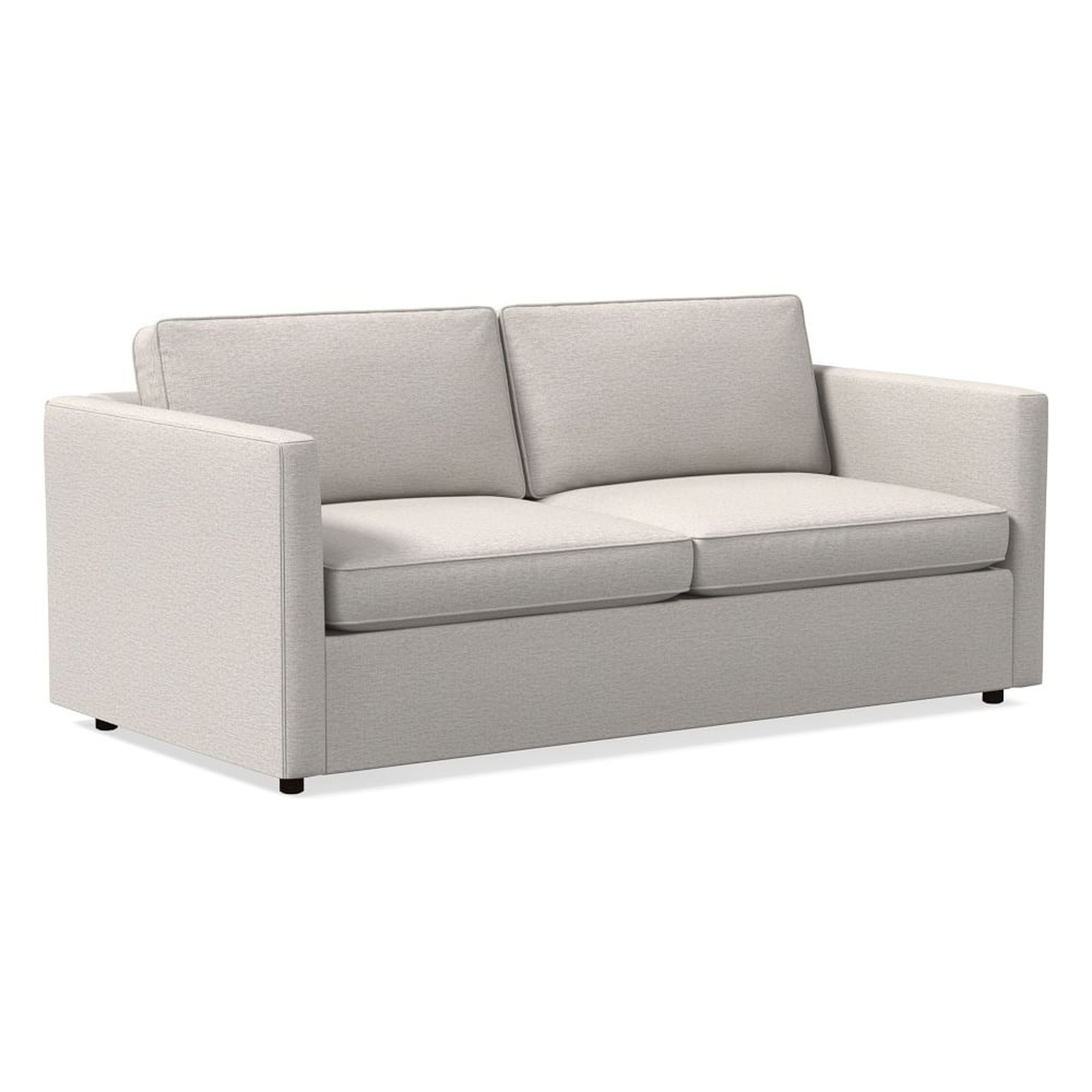 Harris Sleeper Sofa, Poly , Twill, Sand, Concealed Supports - West Elm