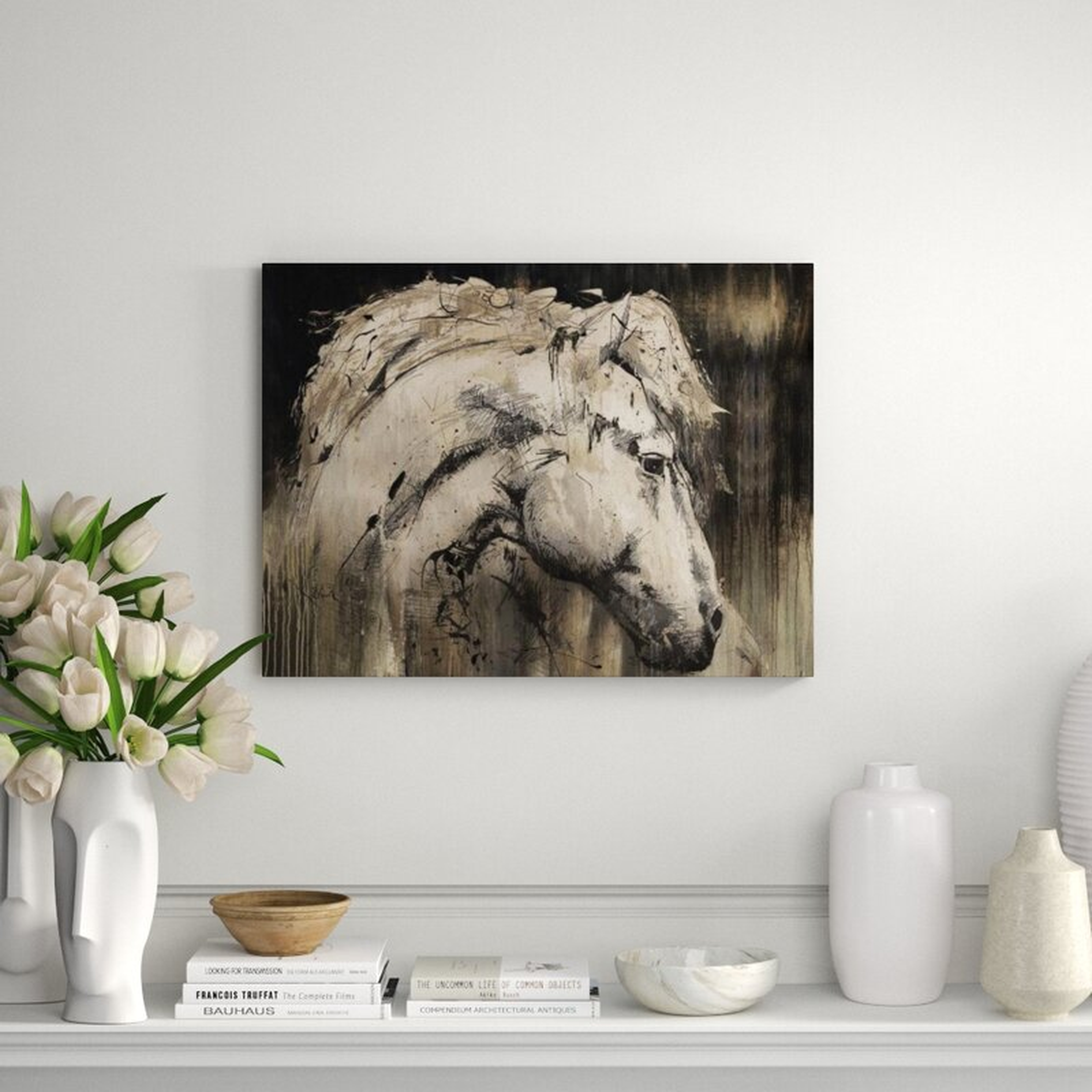 Chelsea Art Studio Horse with No Name II by Altamura Stefano - Wrapped Canvas Graphic Art - Perigold
