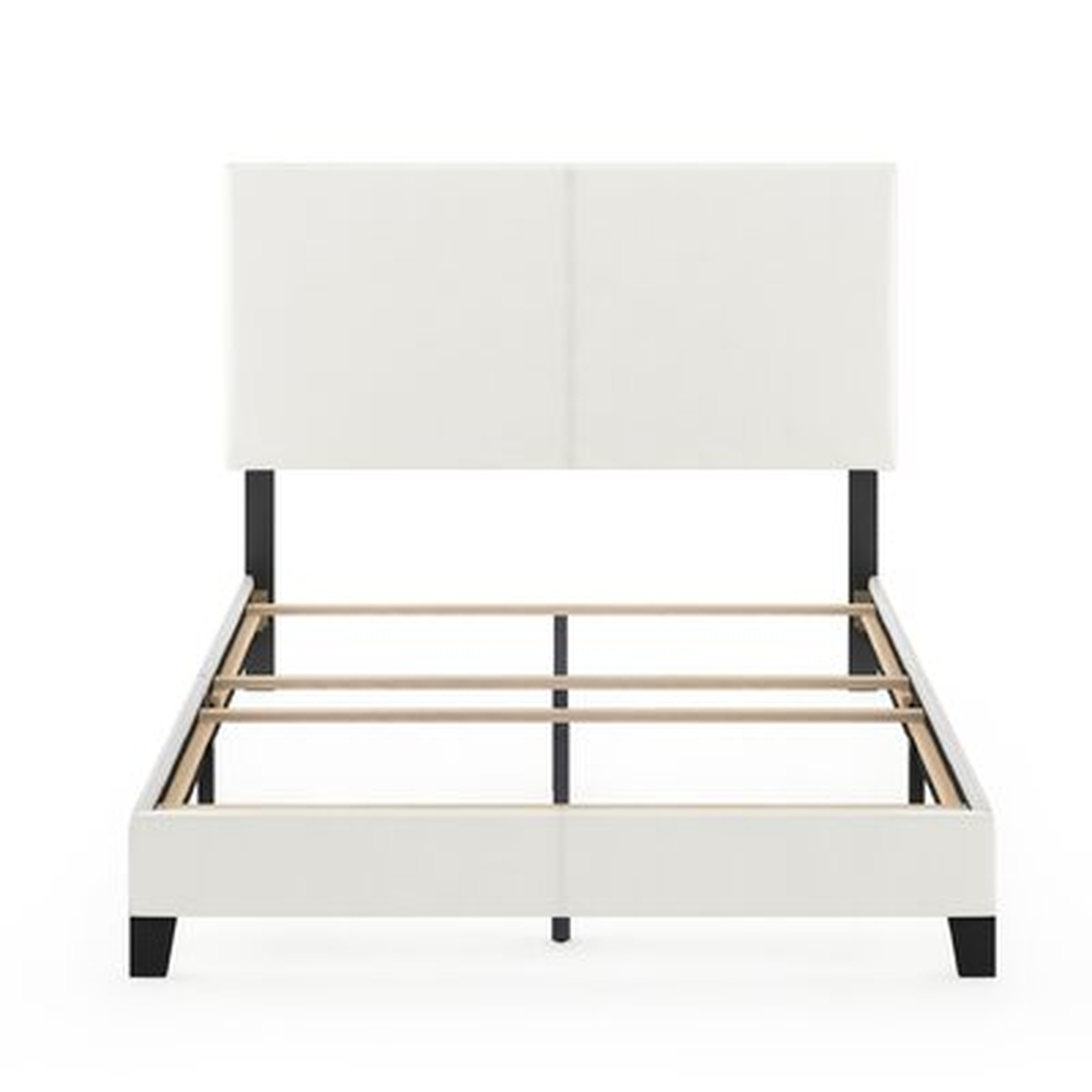 Thionville Upholstered Standard Bed / King / Pure White - Wayfair