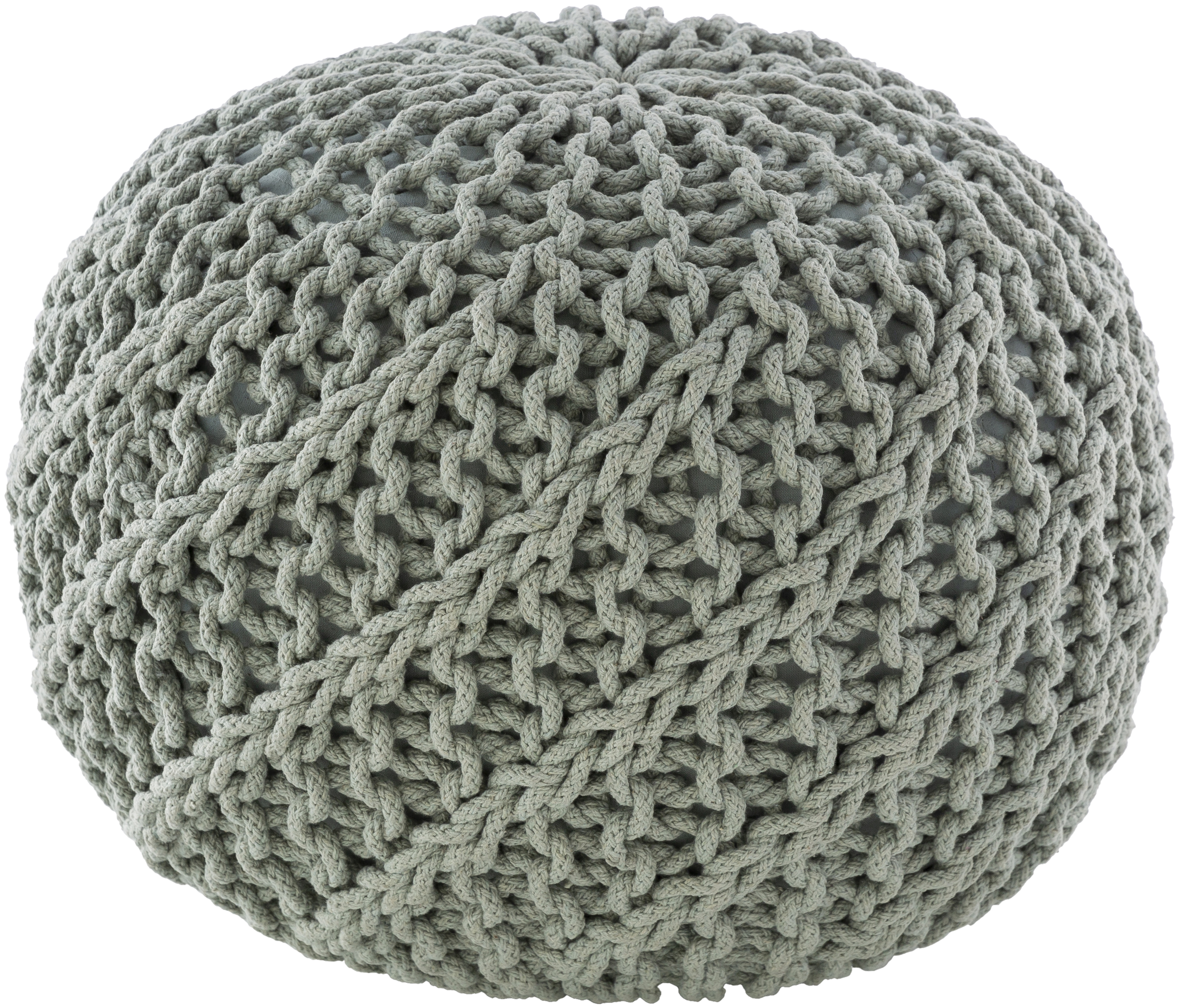 Malmo Knitted Pouf - Surya