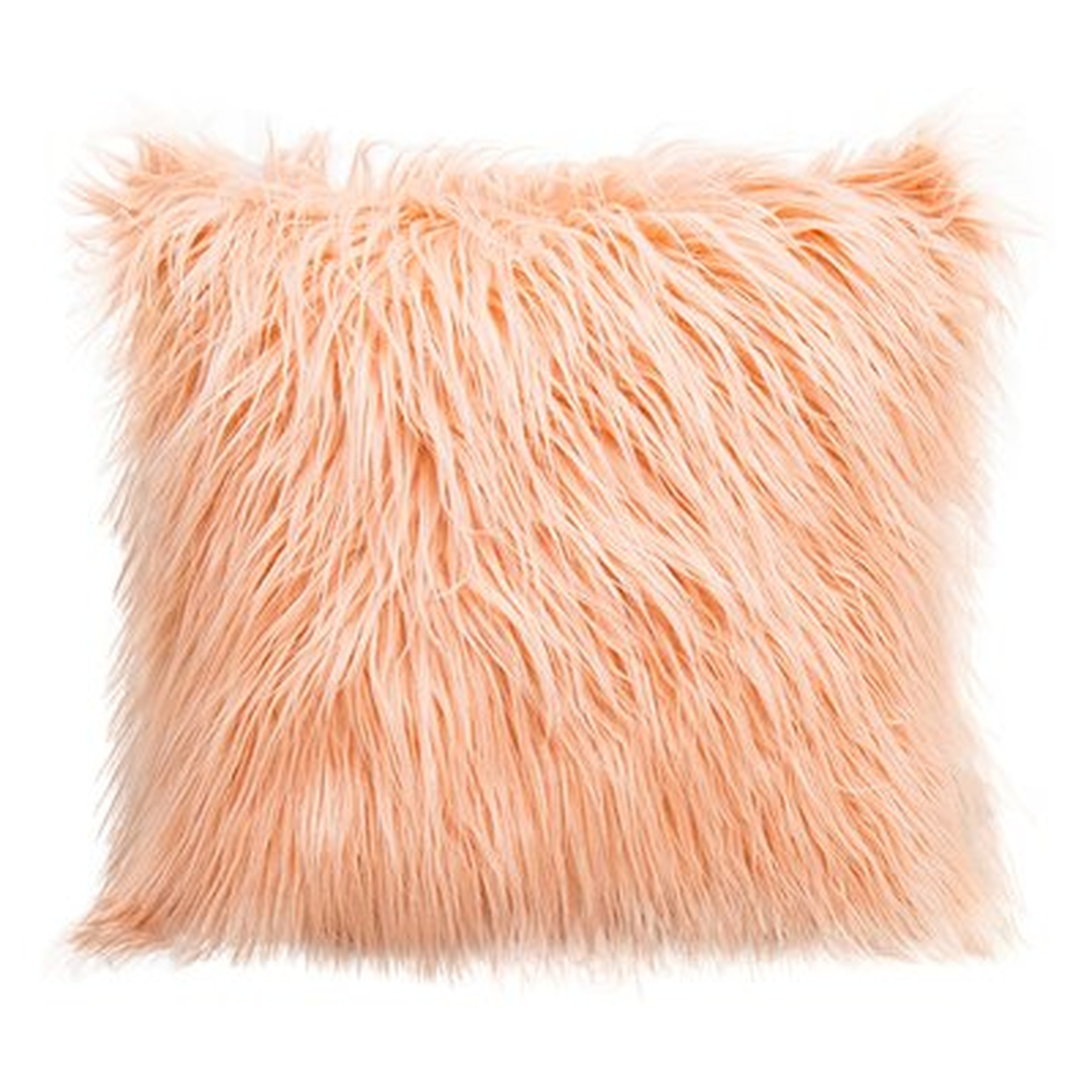 Nordic Posh Style Soft Plush Faux Fur Throw Pillow Cover Square Cushion Case Pillowcase - Wayfair