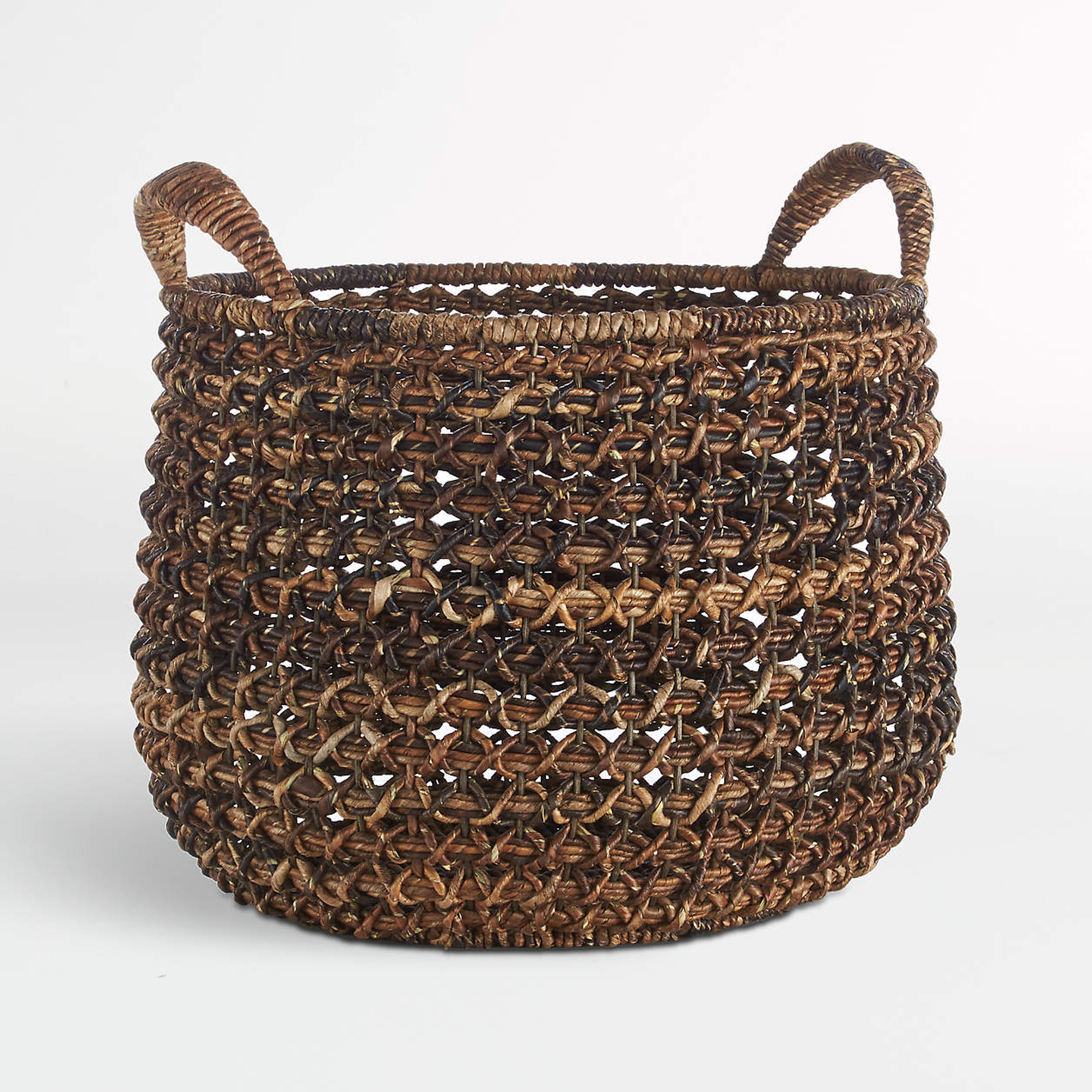 Zuzu Round Handwoven Basket - Crate and Barrel