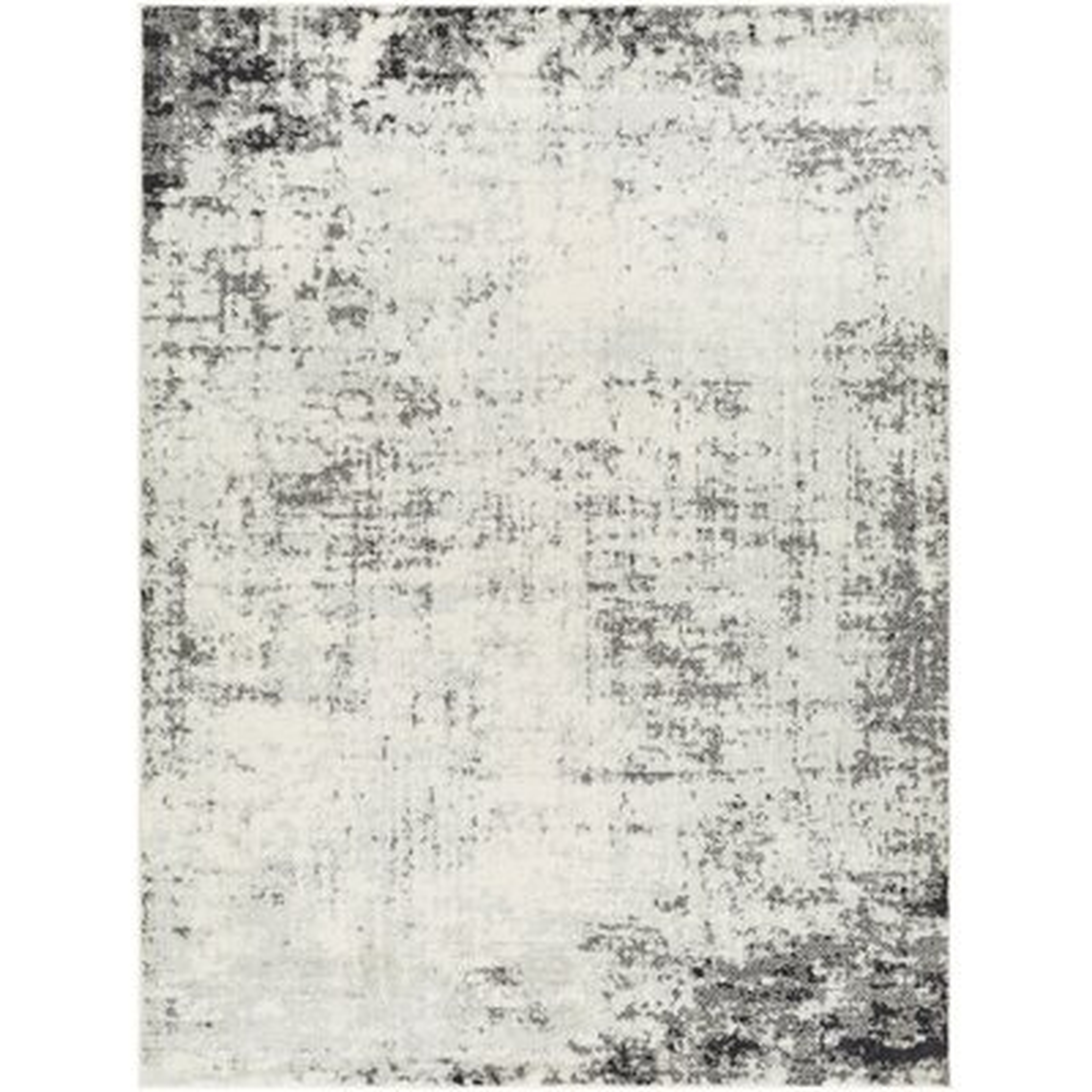 Hannelise Machine Woven Light Gray Area Rug - Wayfair