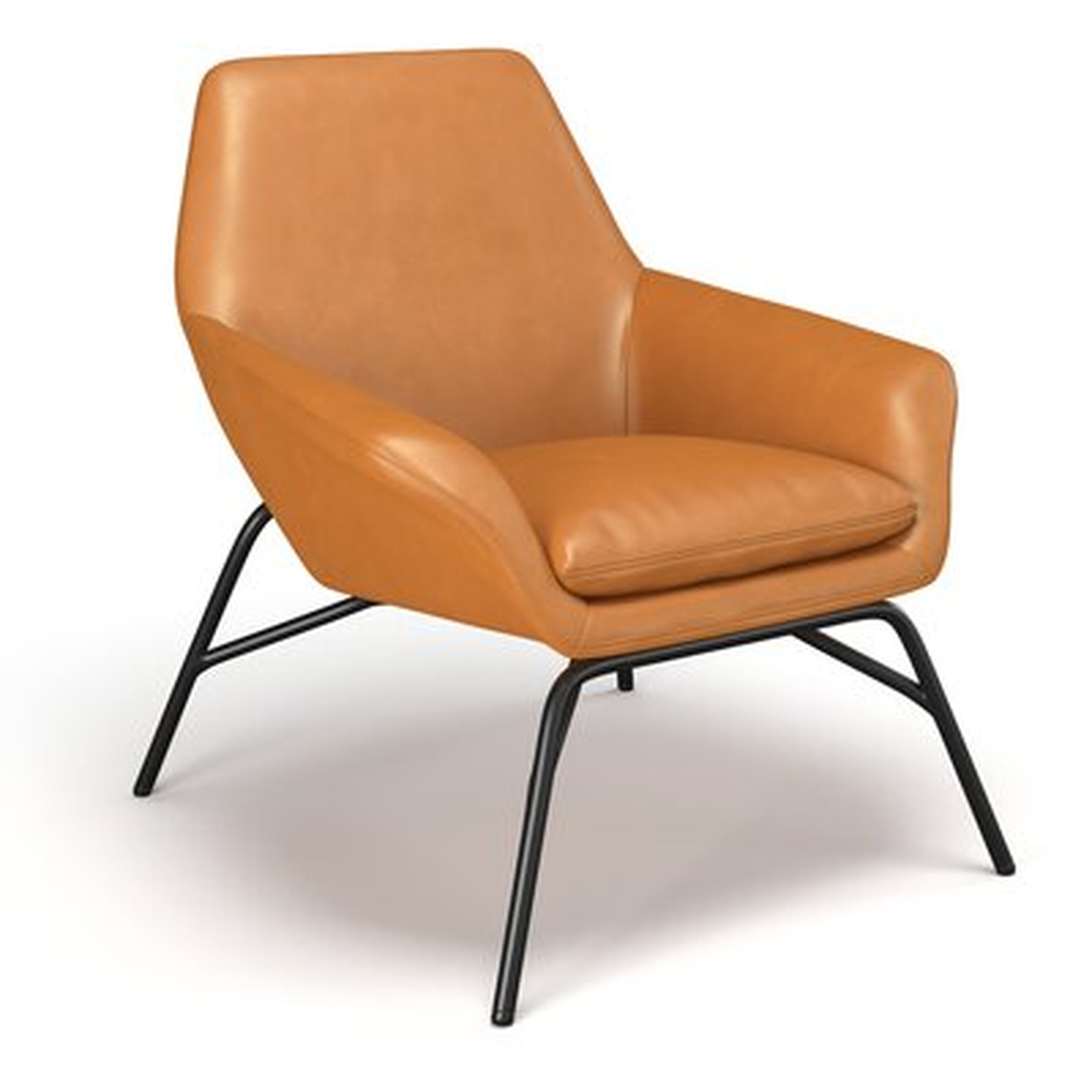 32.75'' W Faux Leather Lounge Chair - Wayfair