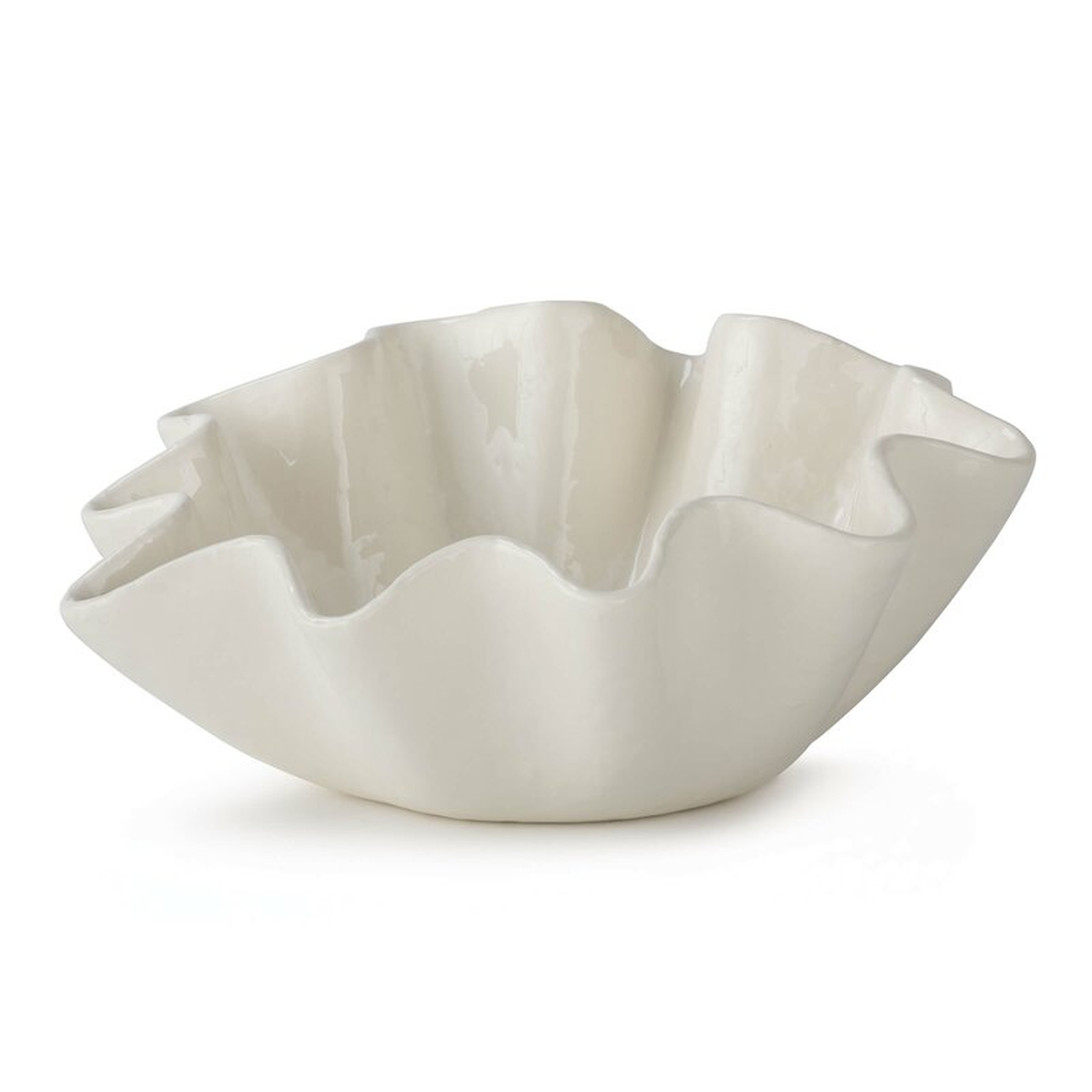 Regina Andrew Ruffle Ceramic Bowl - Perigold