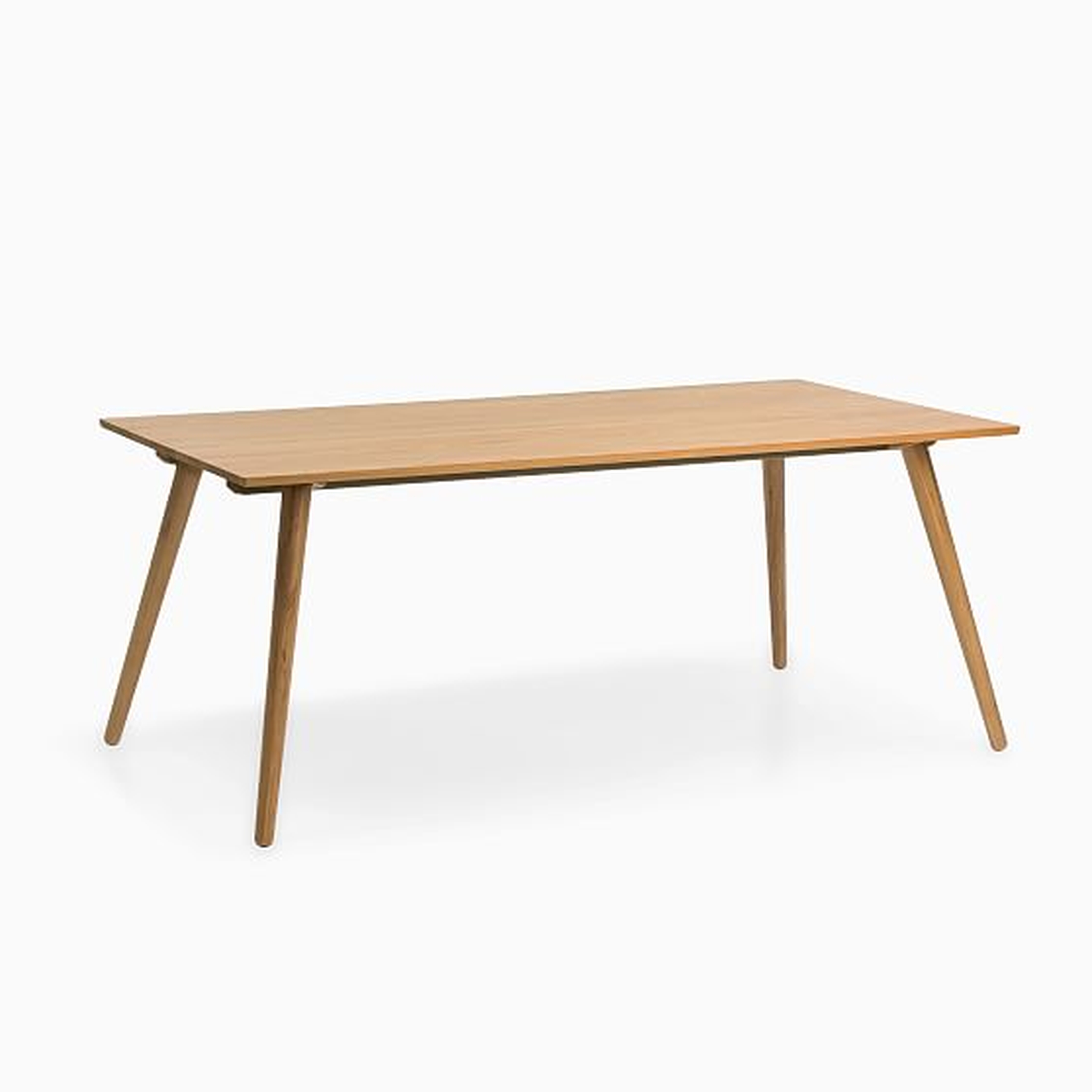 Aurora Exandable Dining Table Oak 70-110 in - West Elm