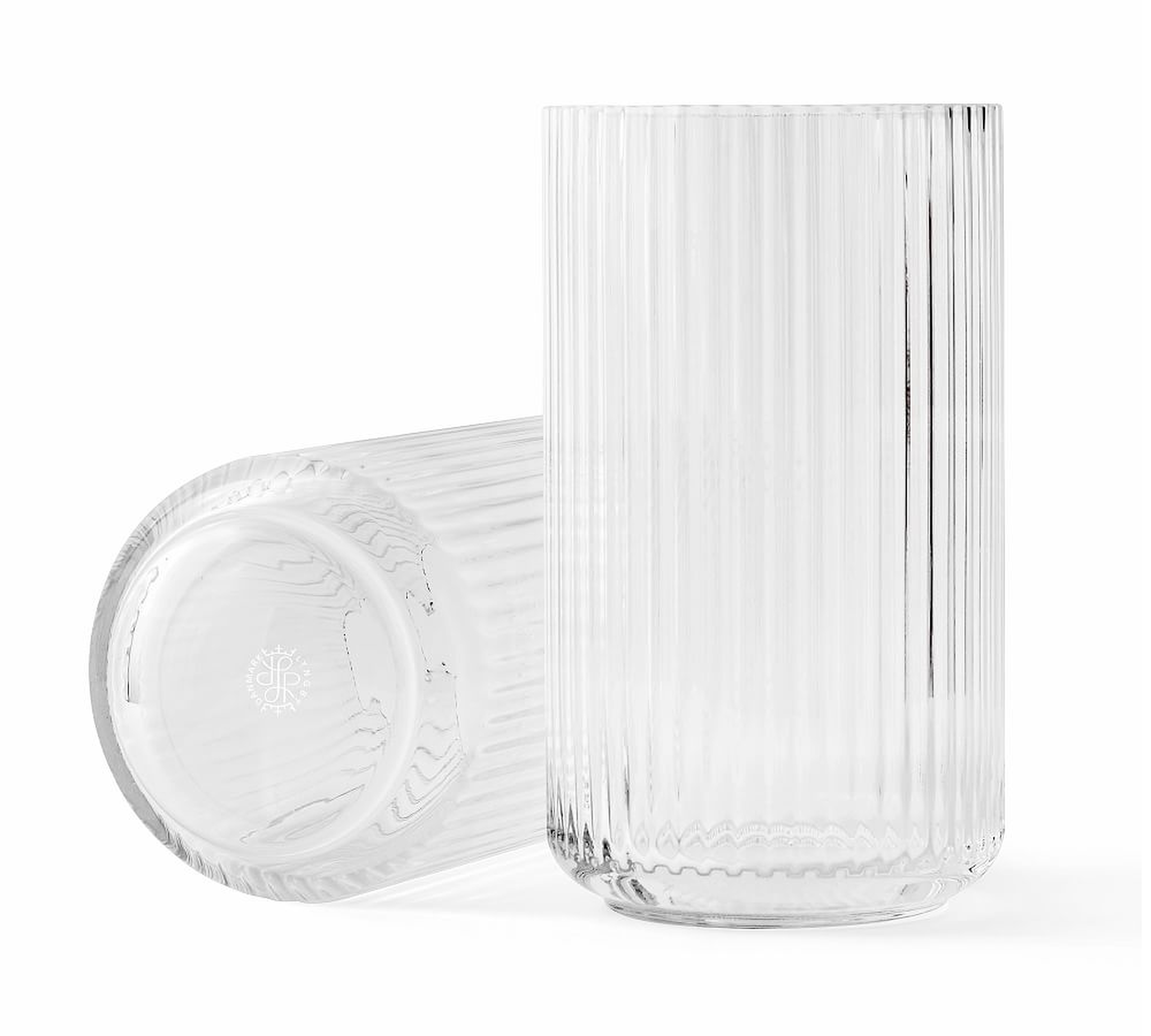 Lyngby Glass Vases, XL, Clear - Pottery Barn