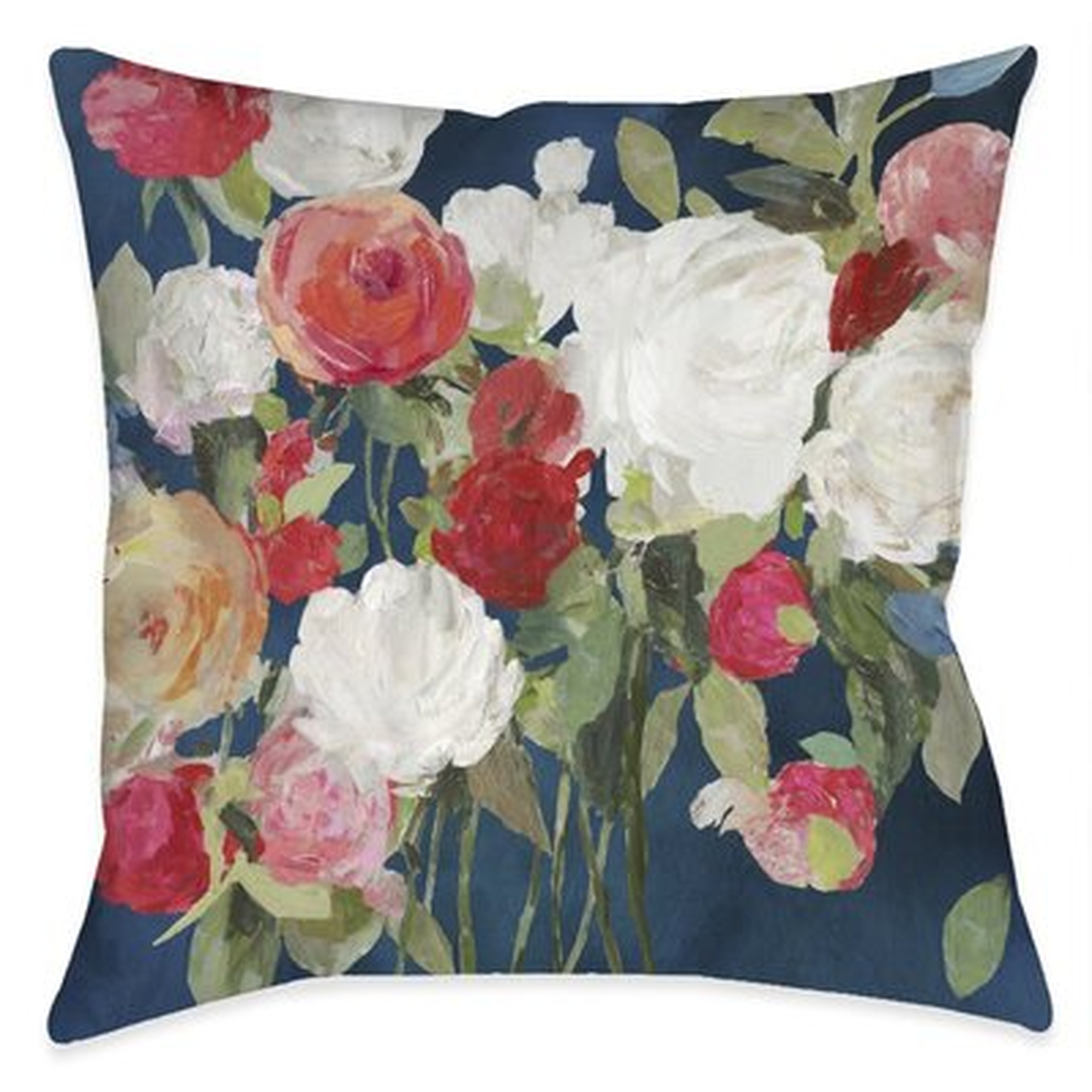 Moody Florals Indoor Pillow - Wayfair
