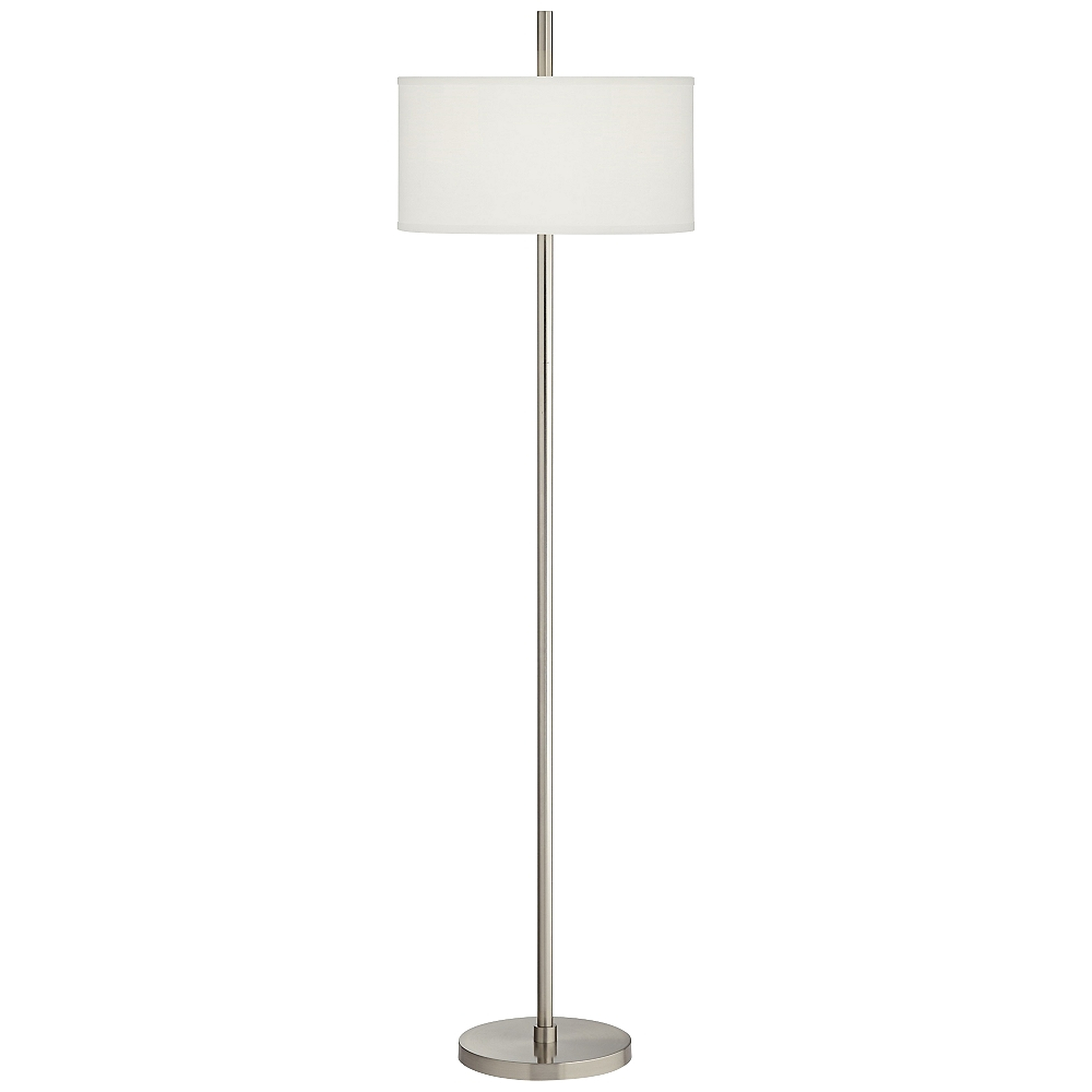 Bovington Brushed Nickel Floor Lamp - Lamps Plus