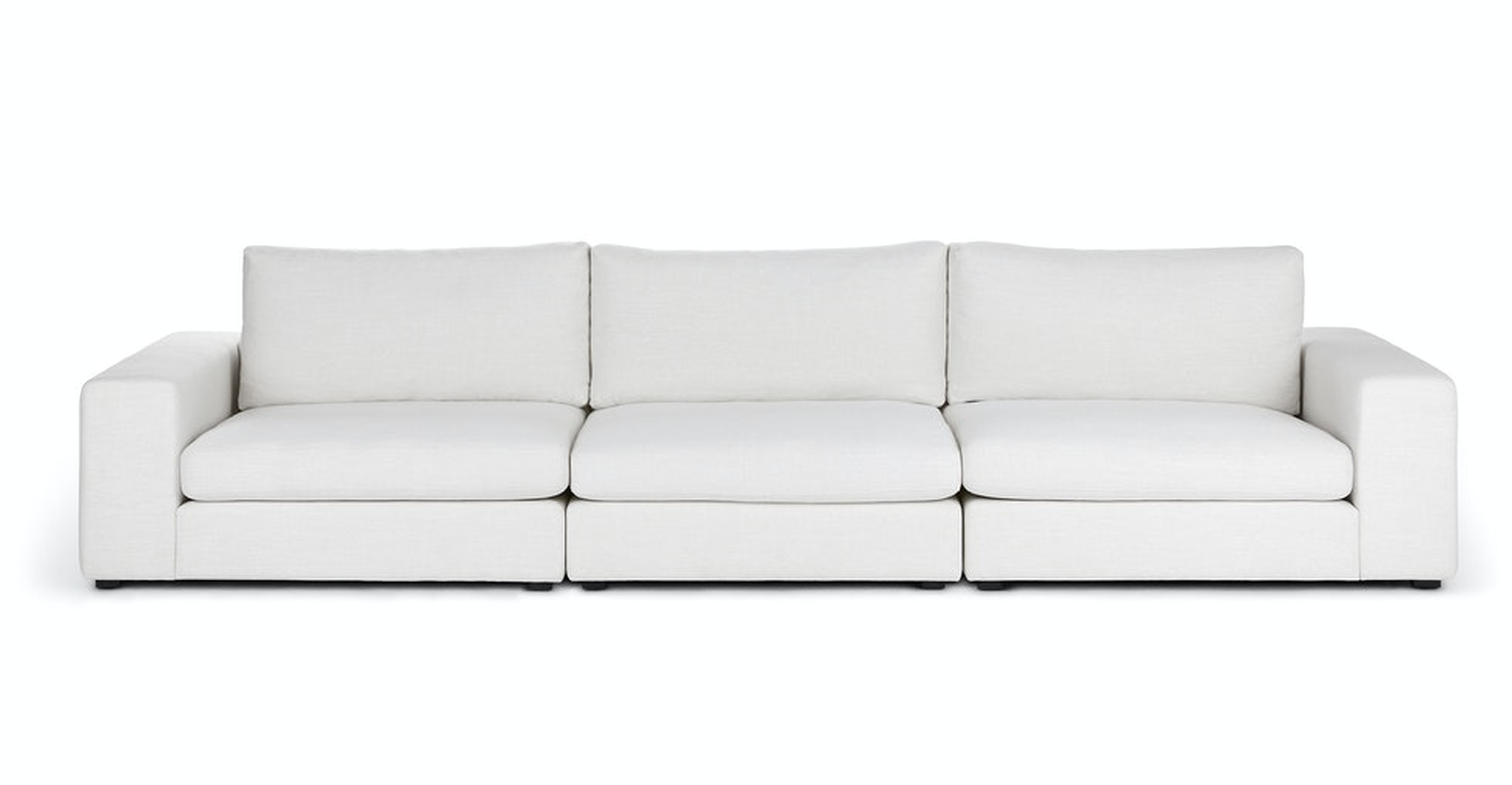 Beta Quartz White Modular Sofa - Article
