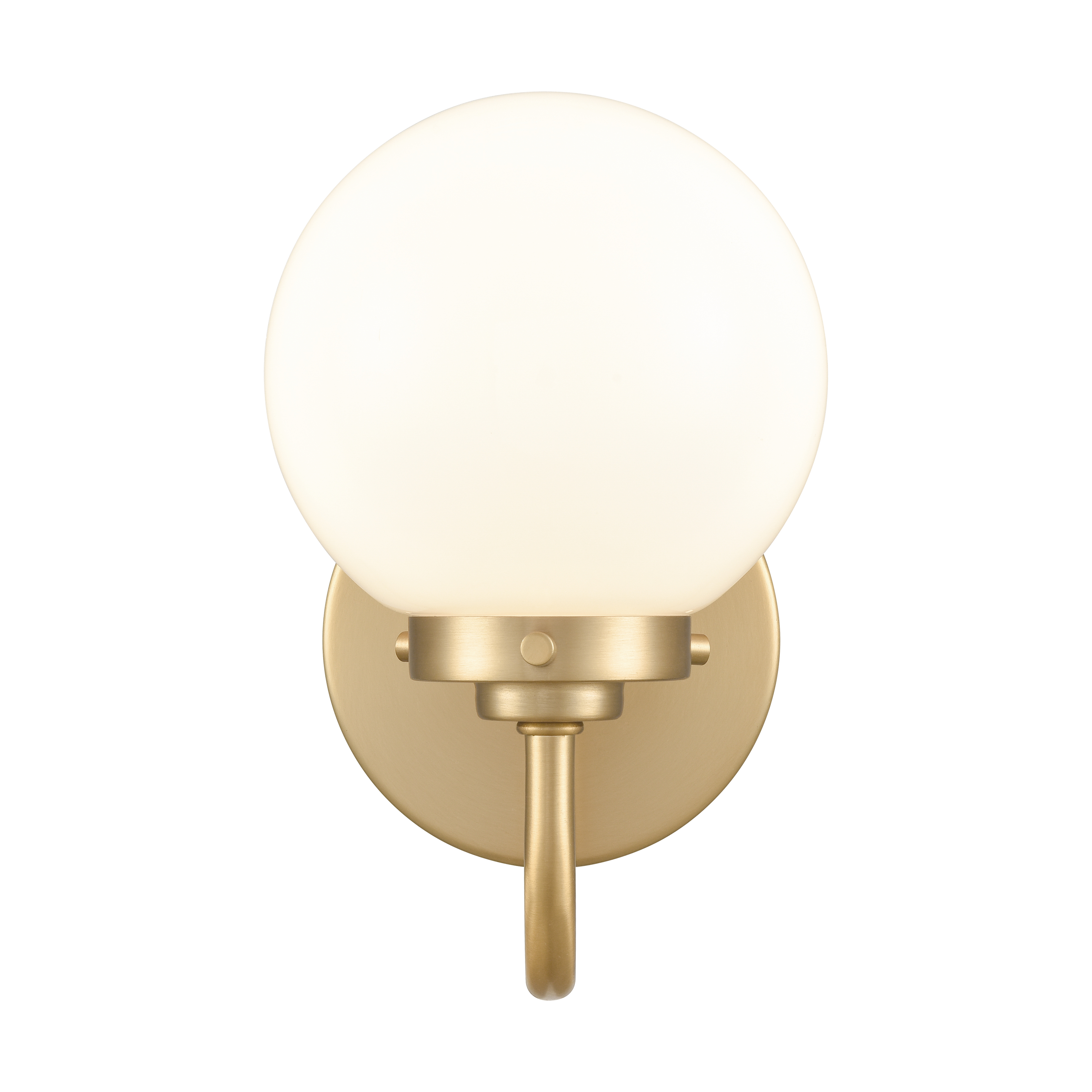 Fairbanks 8.5'' High 1-Light Sconce - Brushed Gold and Opal - Elk Home