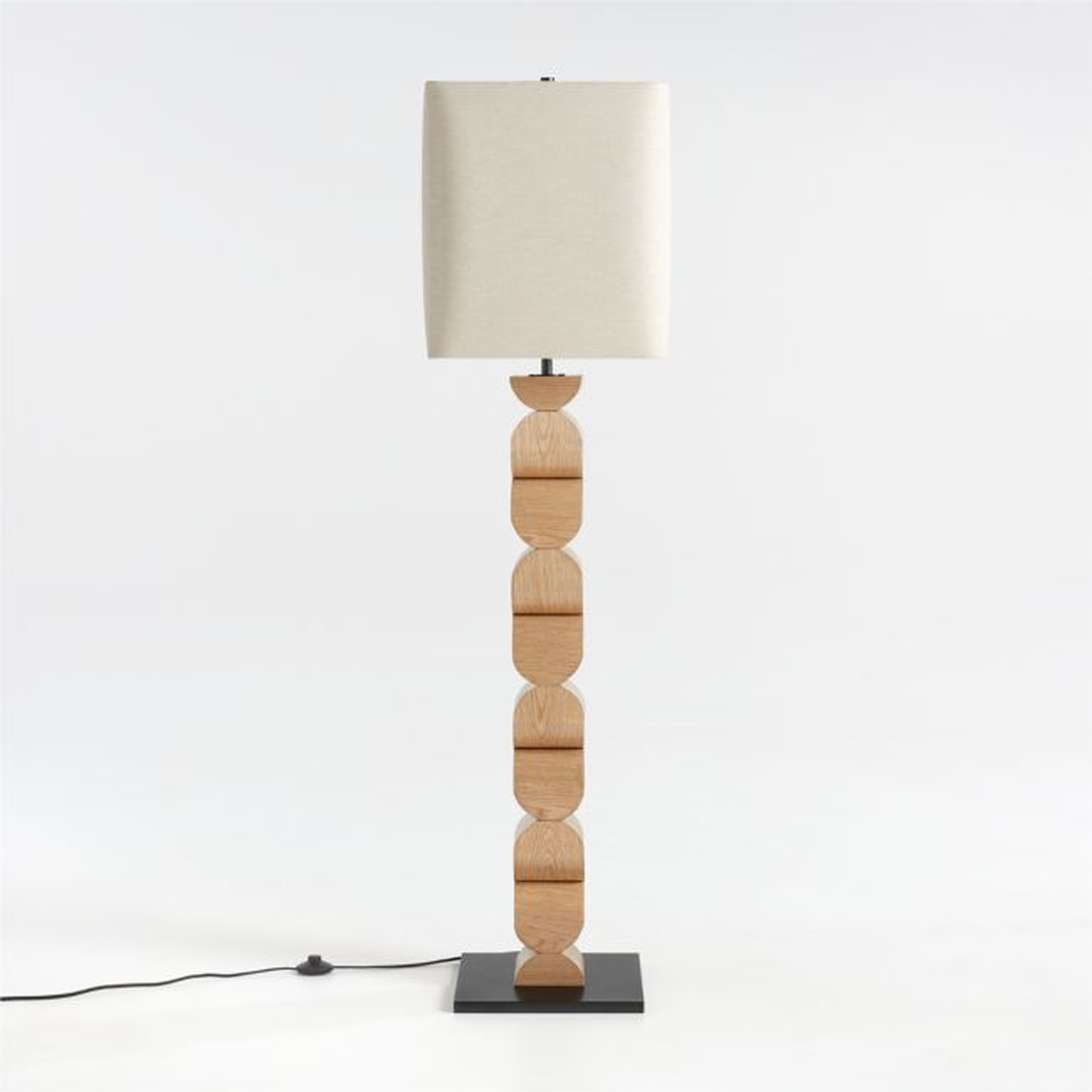 Landing Wood Floor Lamp - Crate and Barrel