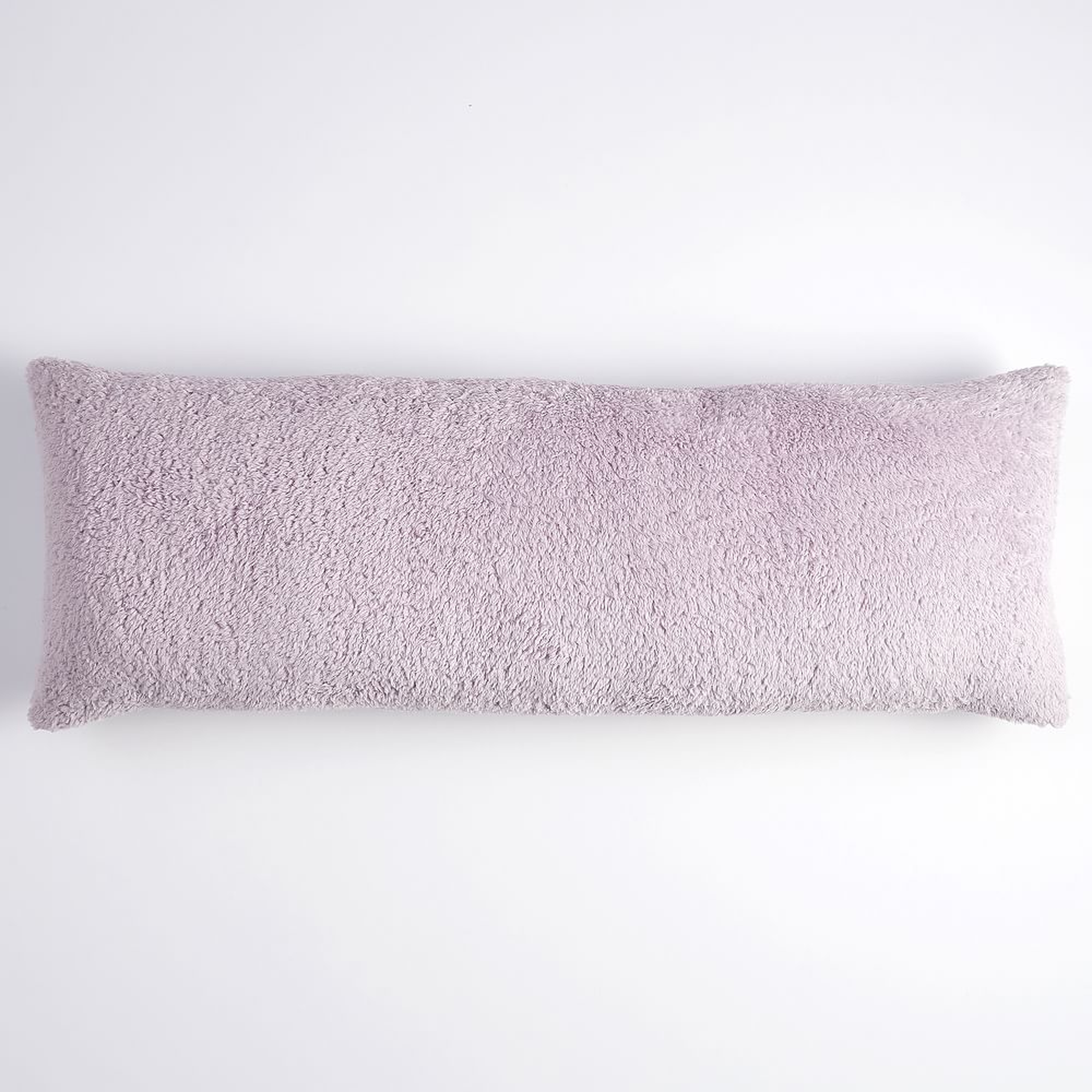 Cozy Sherpa Body Pillow, One Size, Dusty Iris - Pottery Barn Teen