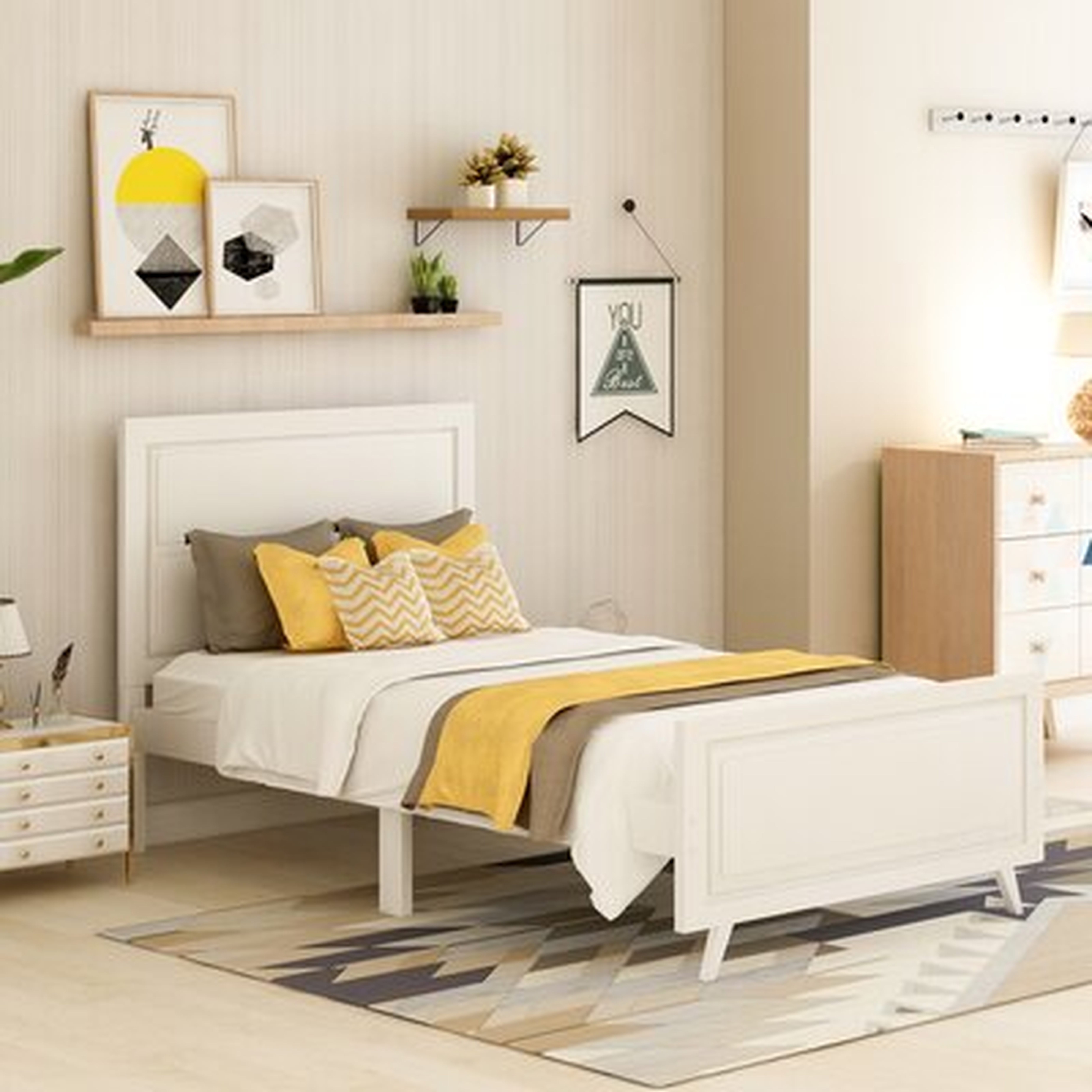 Hamann Solid Wood Twin Bed - Wayfair