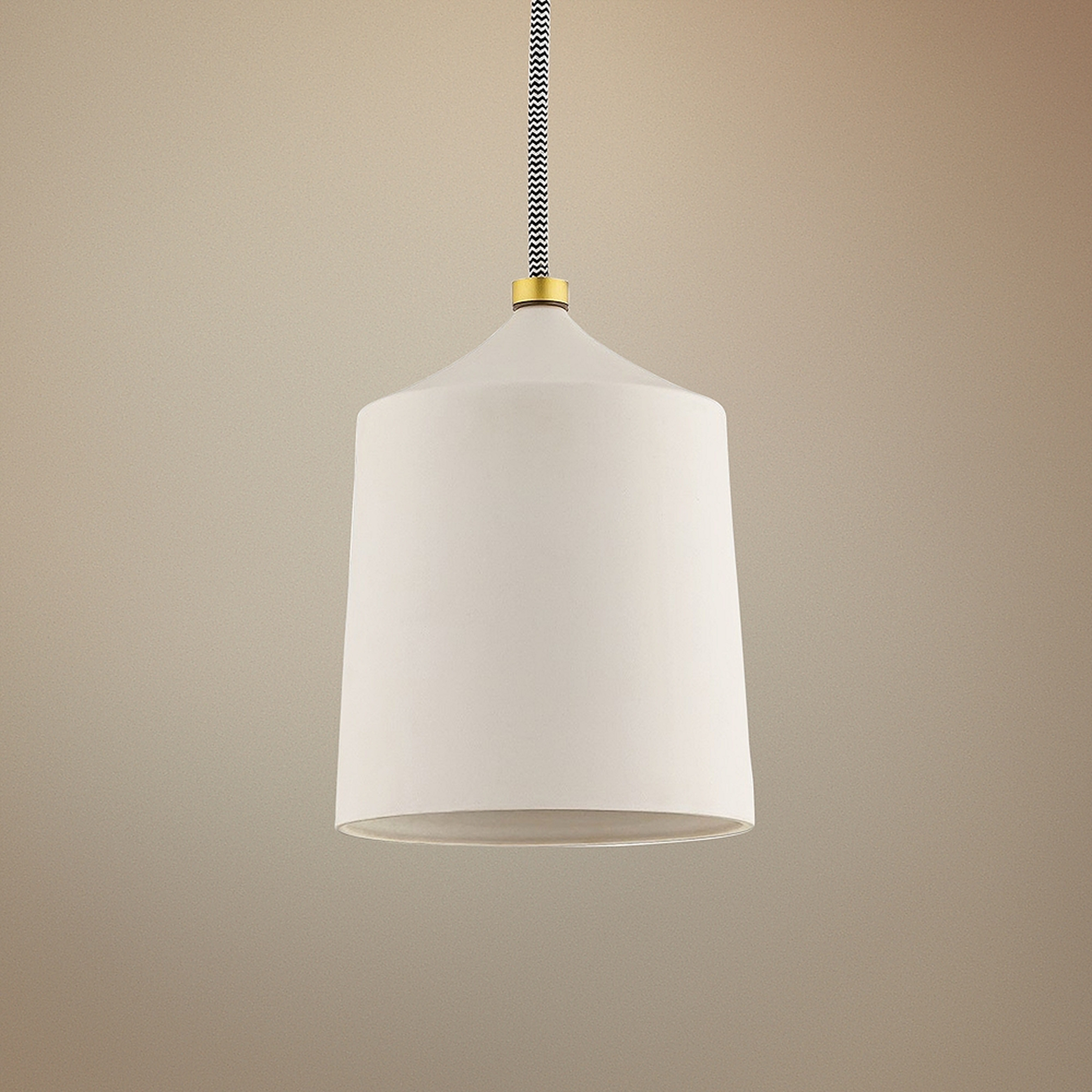Mitzi Megan 5 3/4" Wide White Ceramic Mini Pendant Light - Style # 76K75 - Lamps Plus