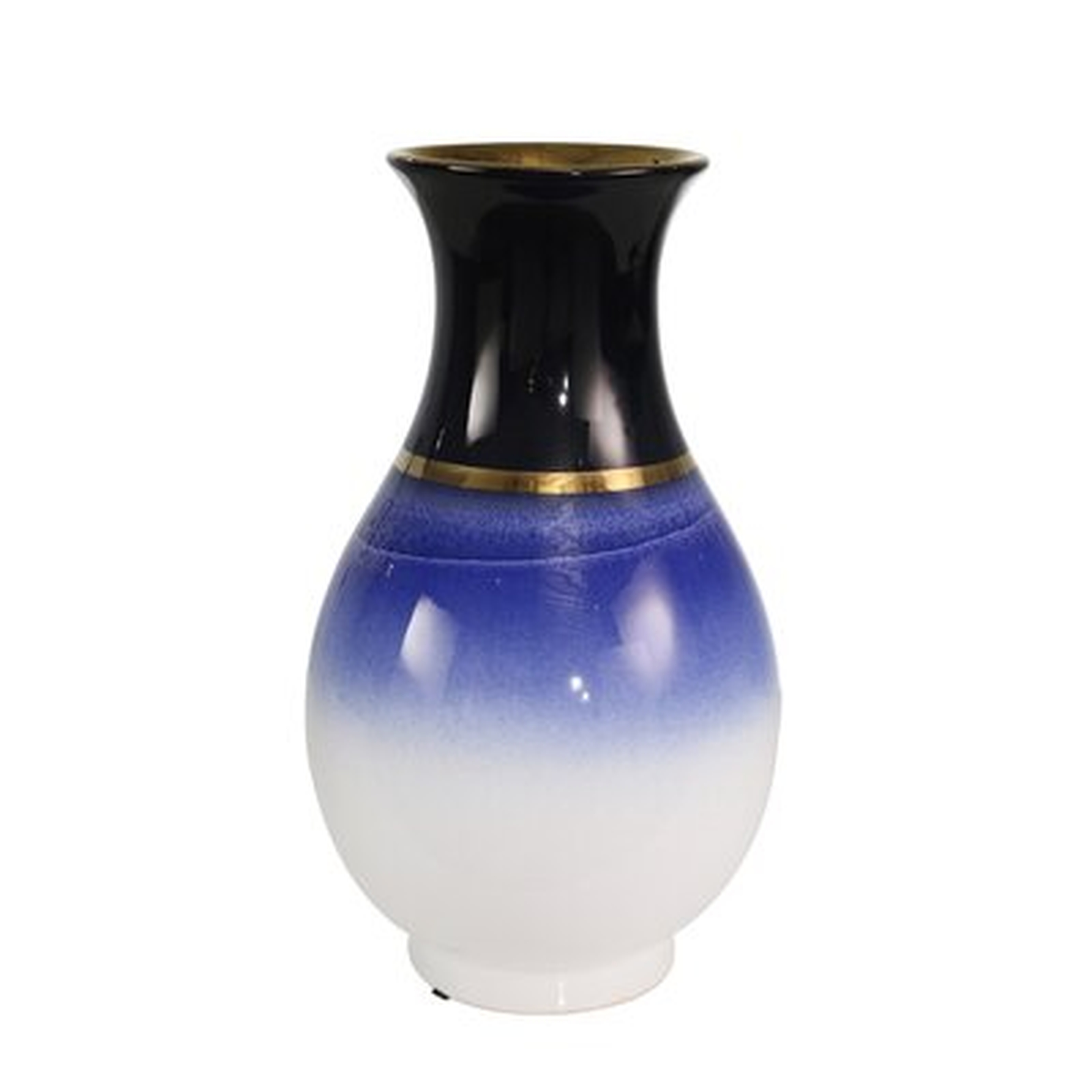 Villar Blue 14" Ceramic Table Vase - Wayfair