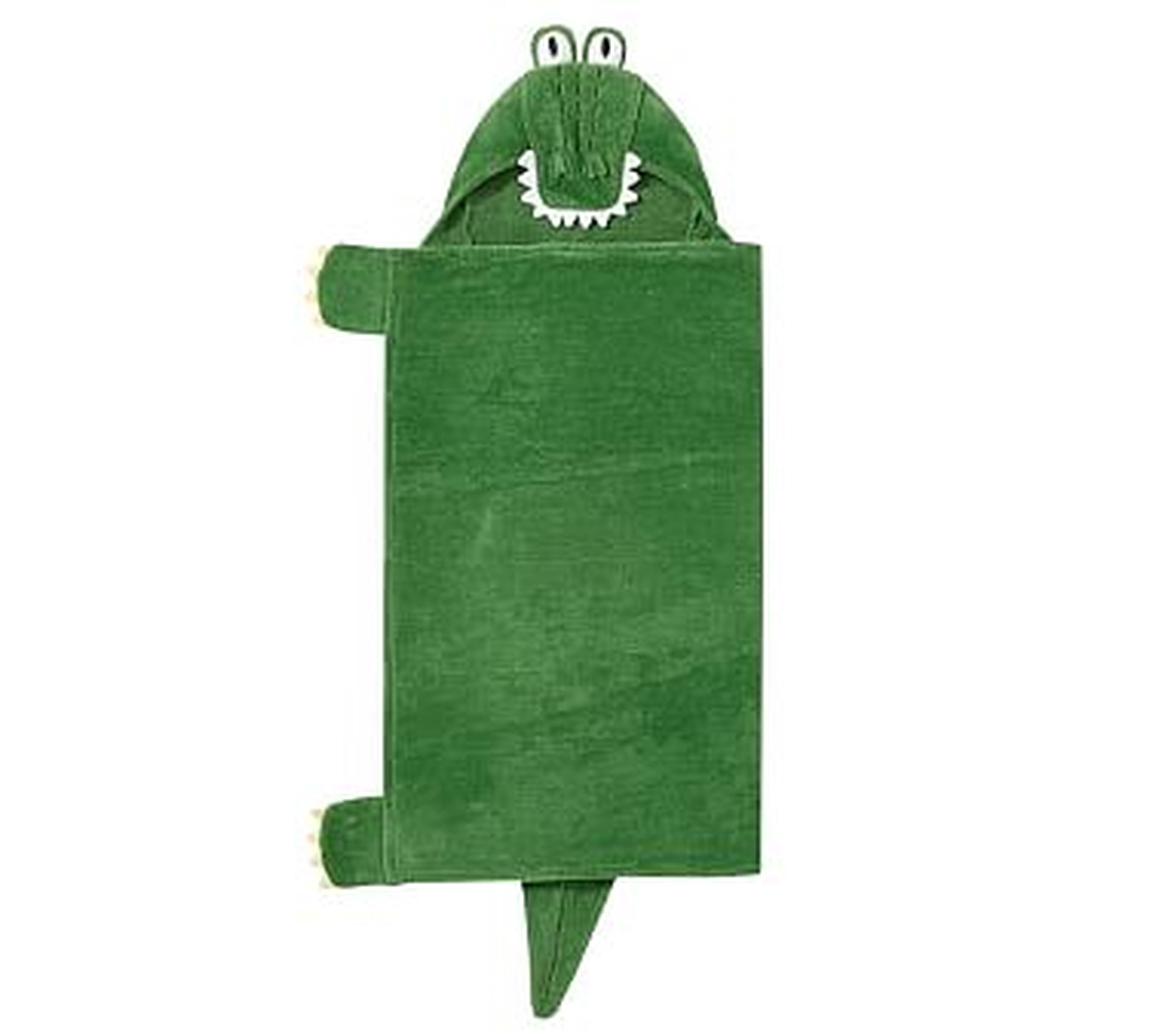 Animal Hooded Towel, Green Alligator - Pottery Barn Kids