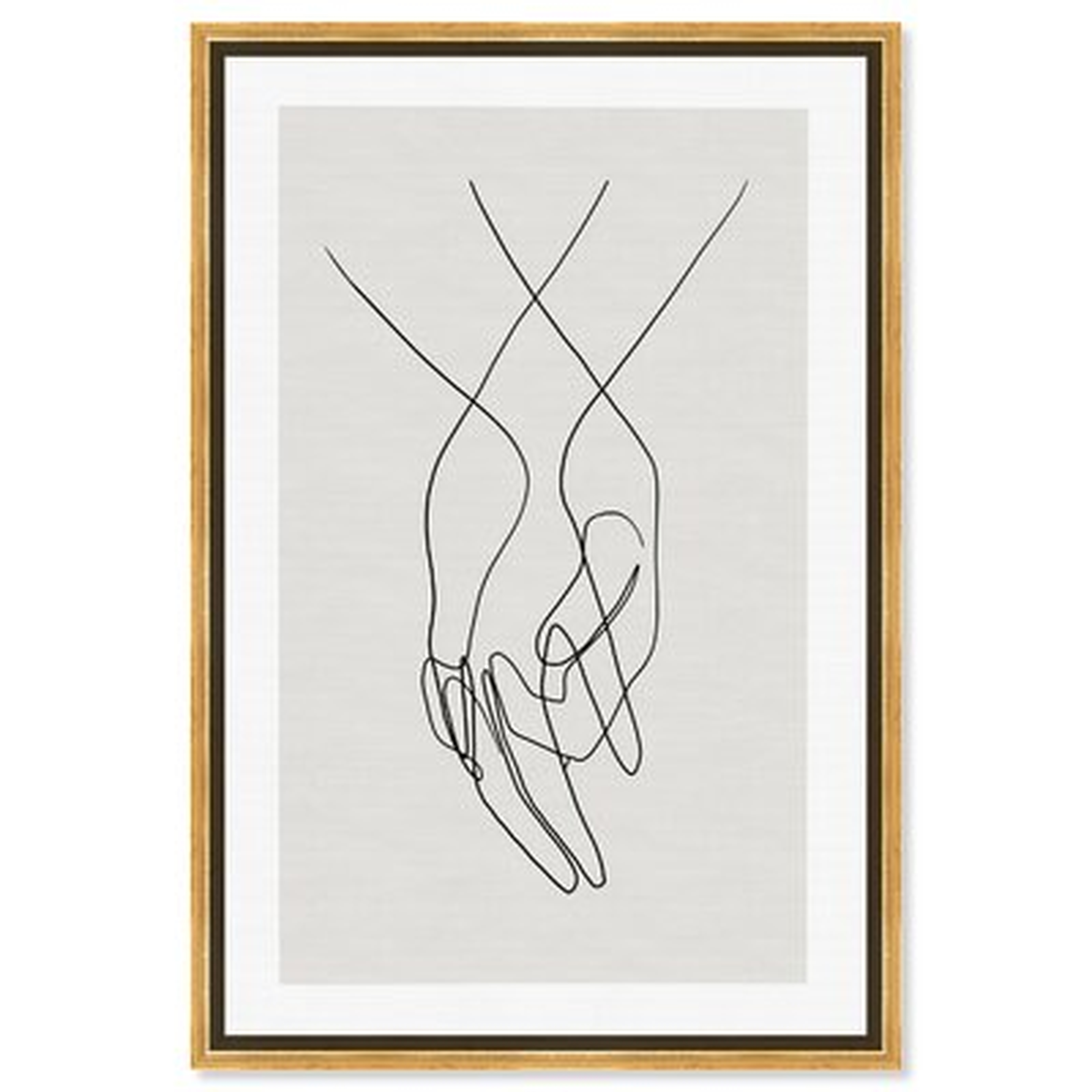 People and Portraits Hands Shapes - Painting Print on Canvas - Wayfair