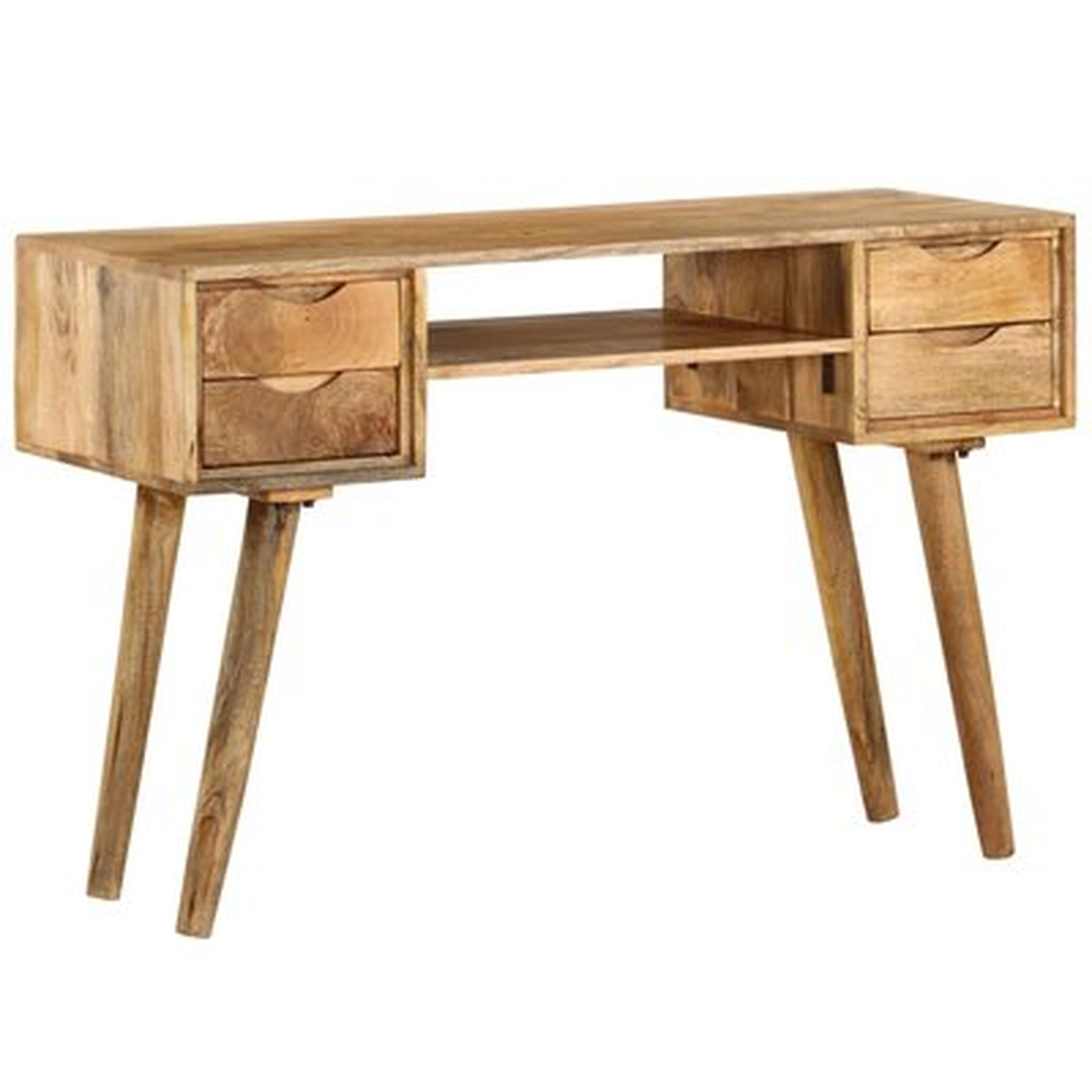 Imel Solid Wood Desk - Wayfair