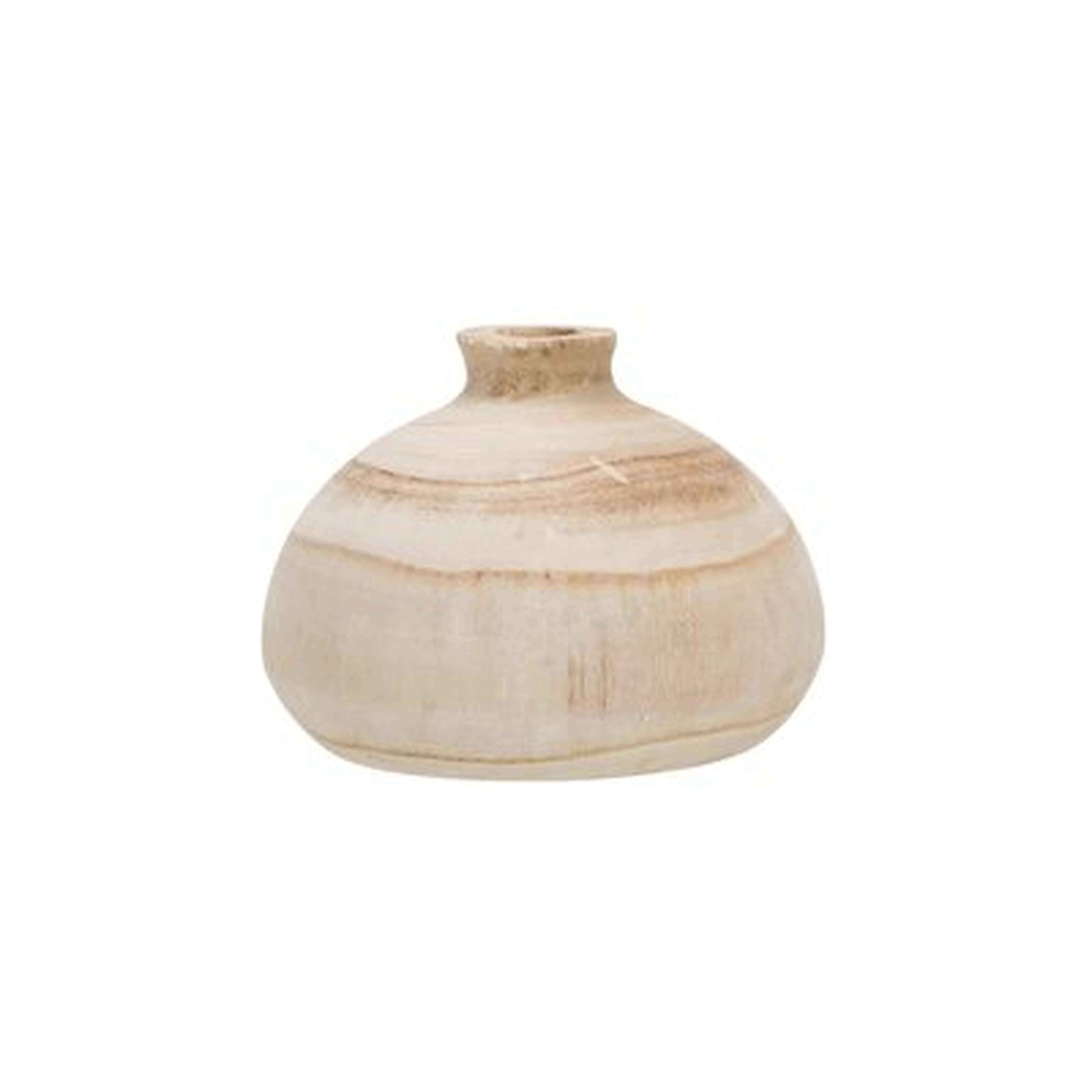 Hornsea Brown Indoo Wood Table Vase - Wayfair