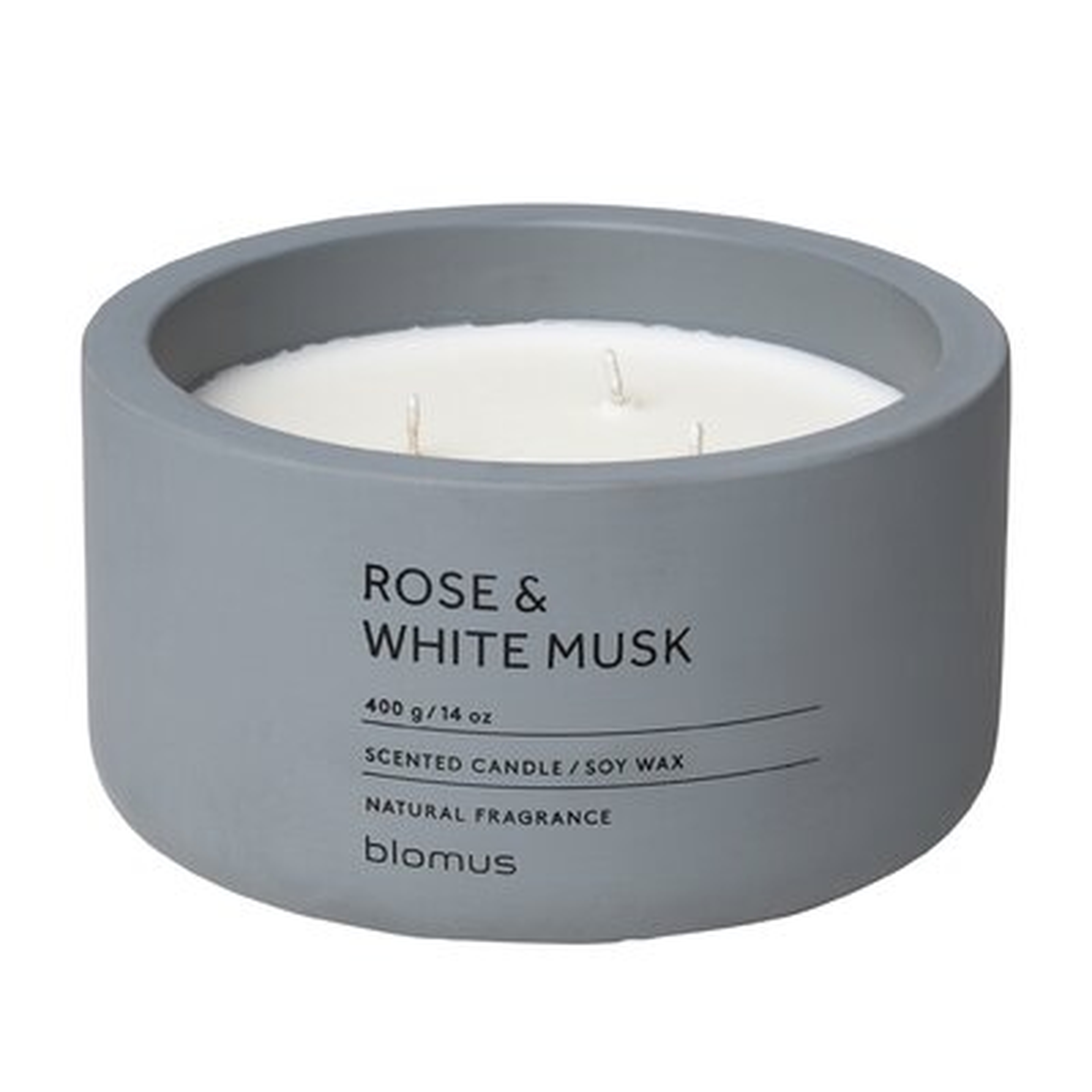 Rose and White Musk Scented Jar Candle - AllModern