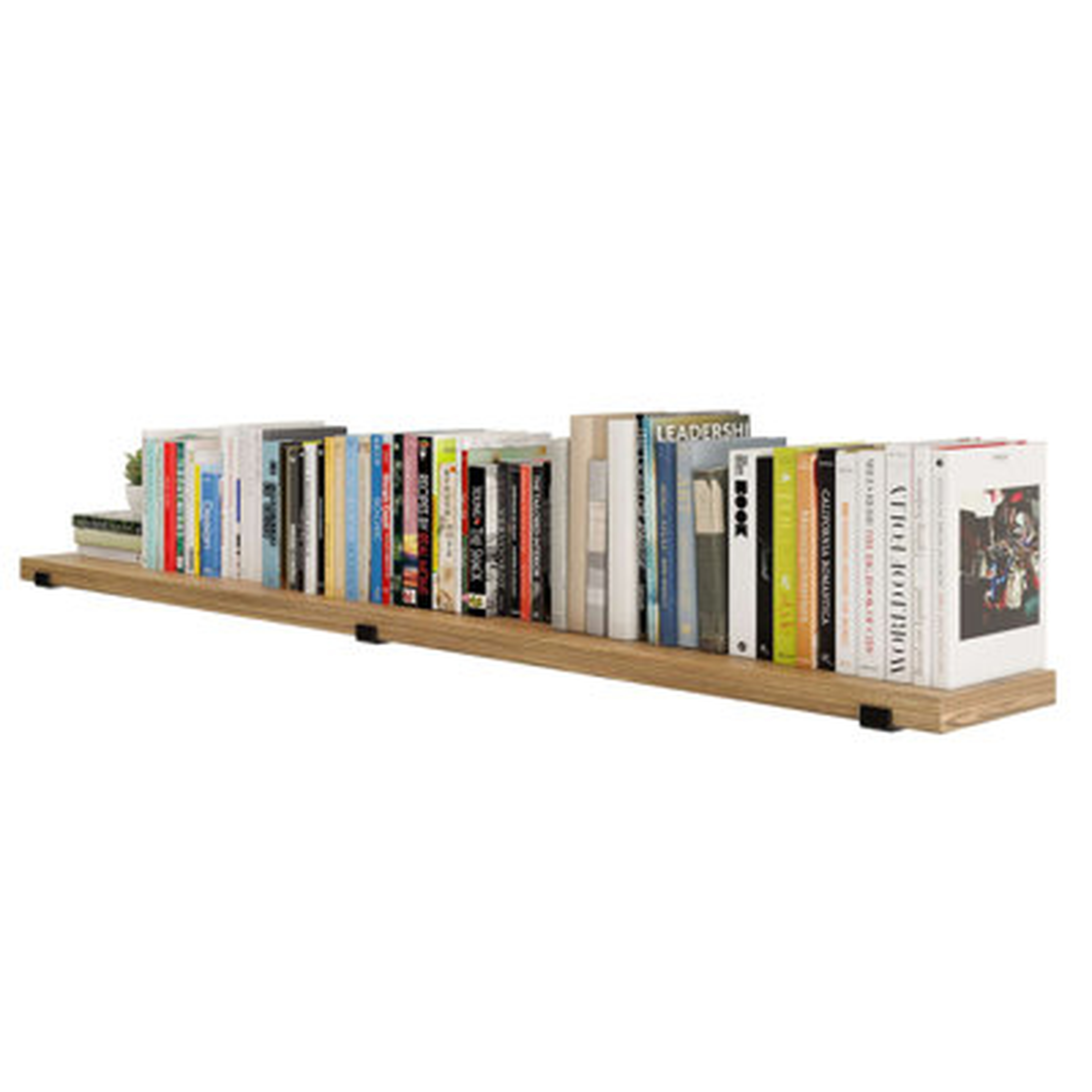 Paulownia Solid Wood Floating Shelf - Wayfair