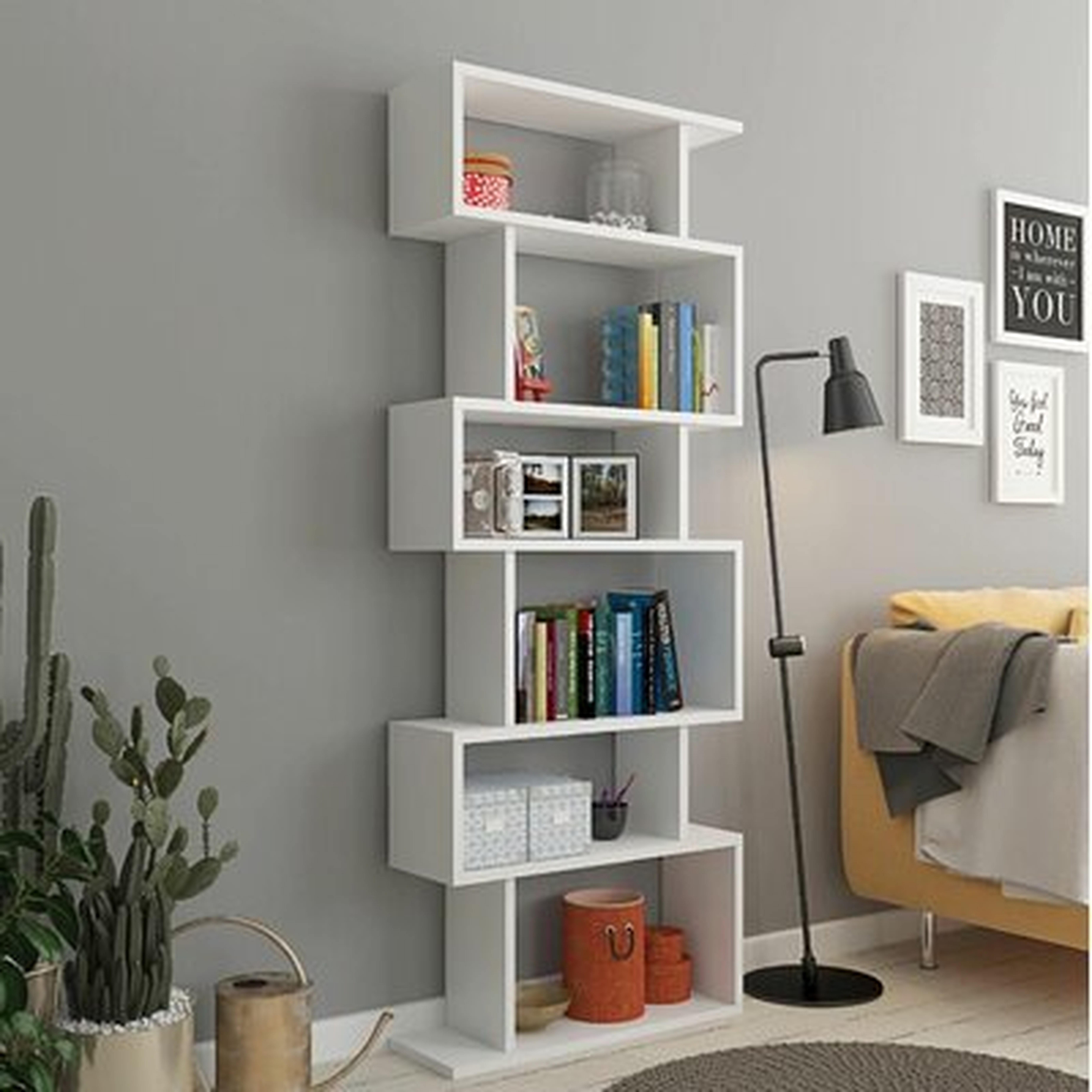 Geometric Bookcase - Wayfair