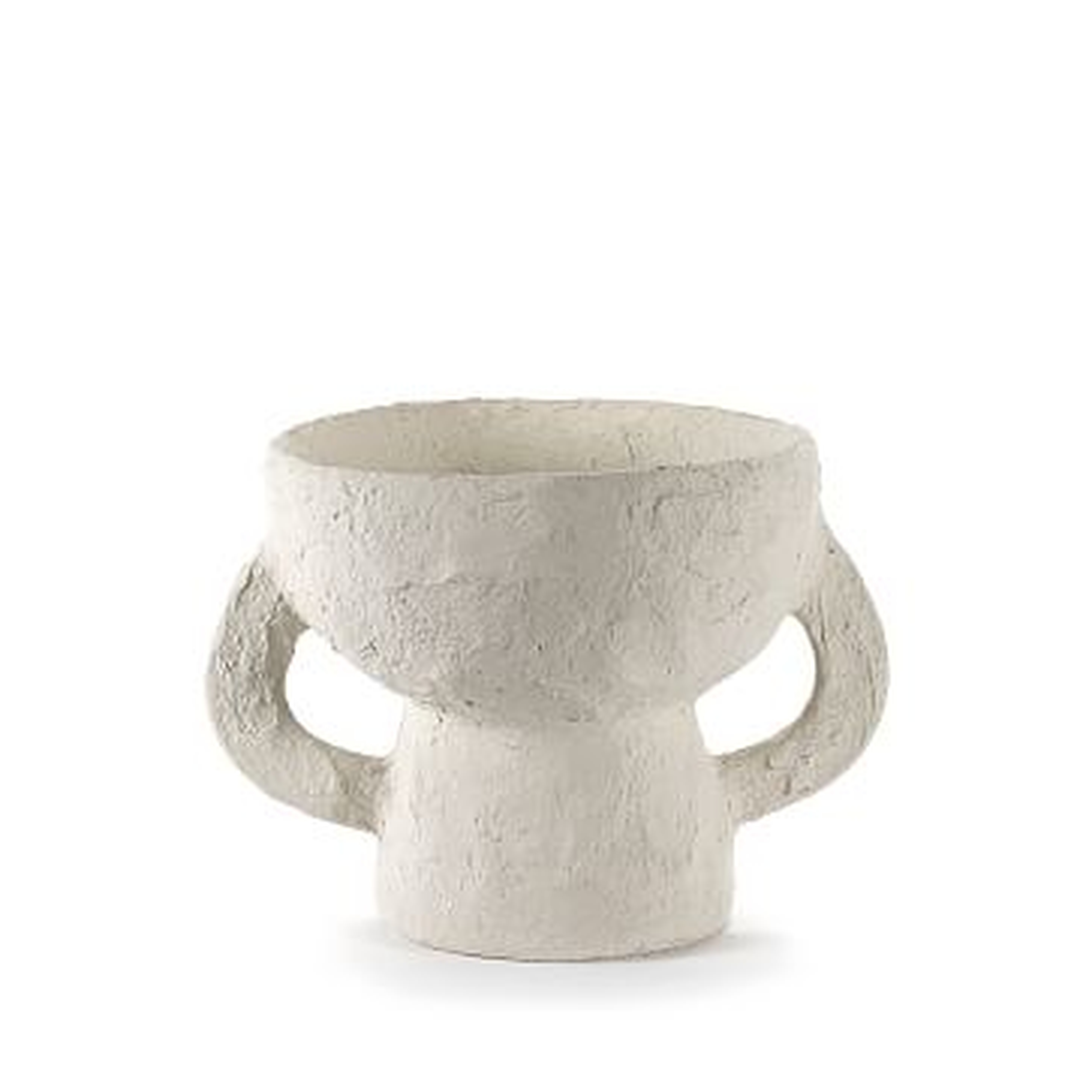 Marie Earth Paper Mache Earth Vase, Small - West Elm