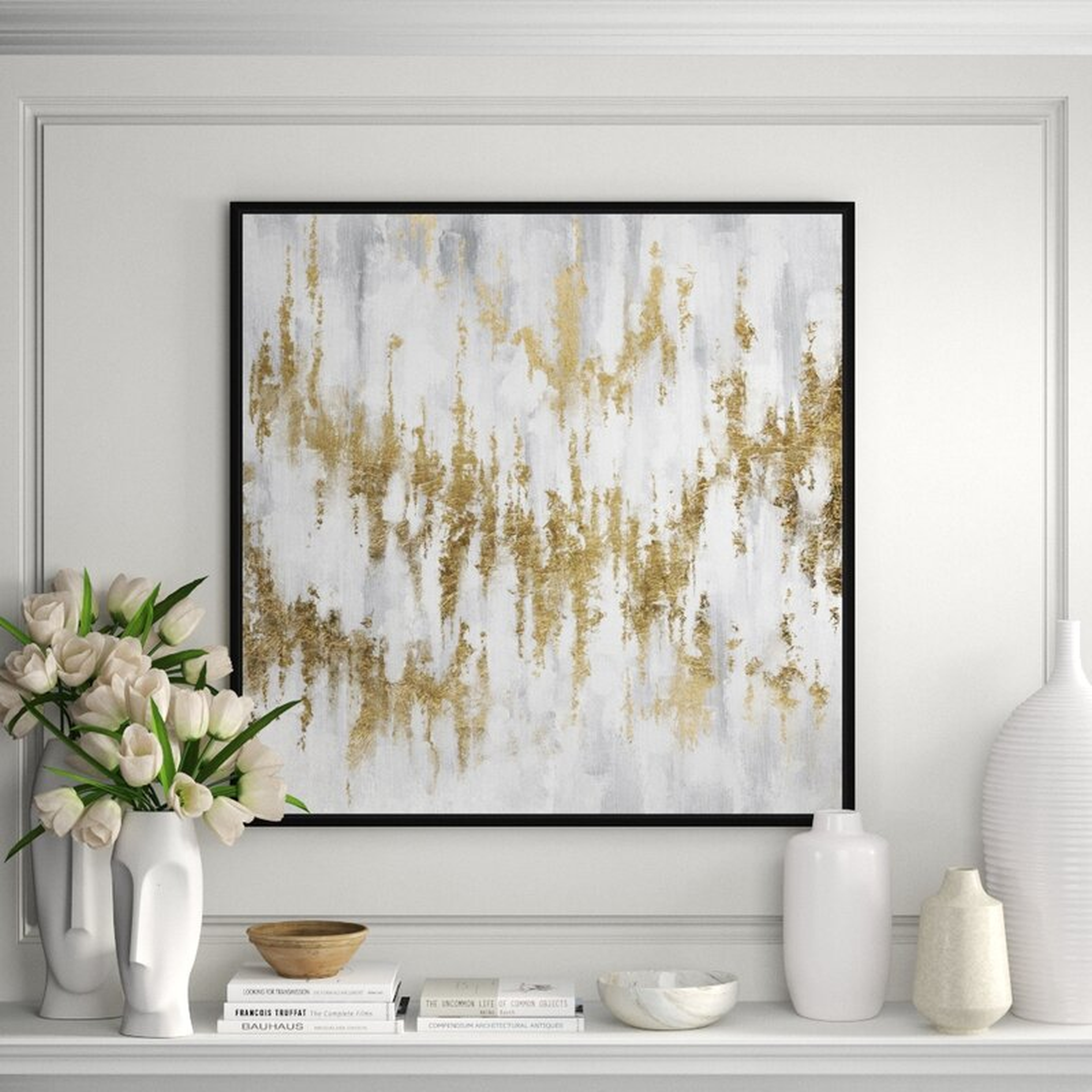 JBass Grand Gallery Collection Gold Sands II - Graphic Art on Canvas - Perigold