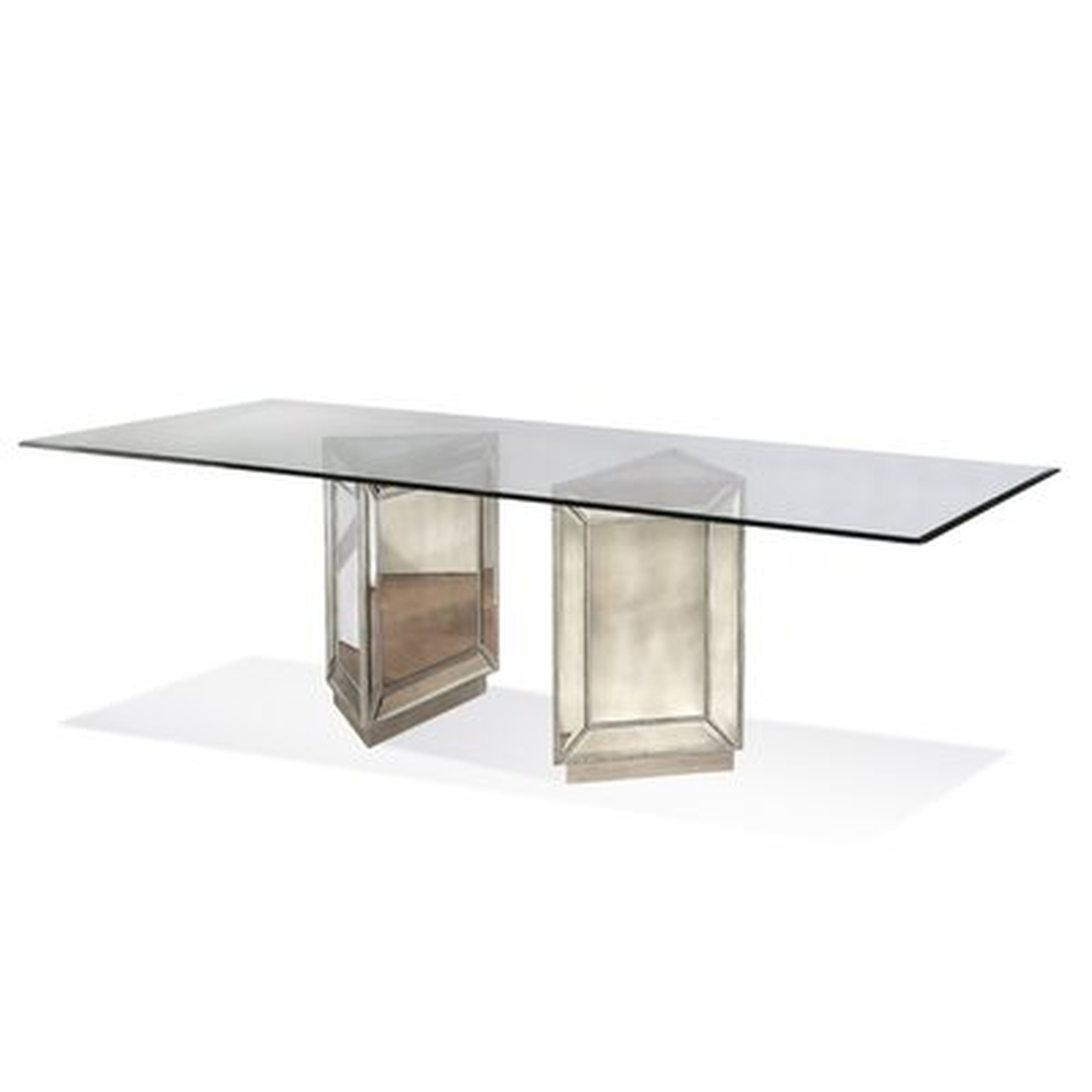 Callan Mirrored Dining Table - Wayfair