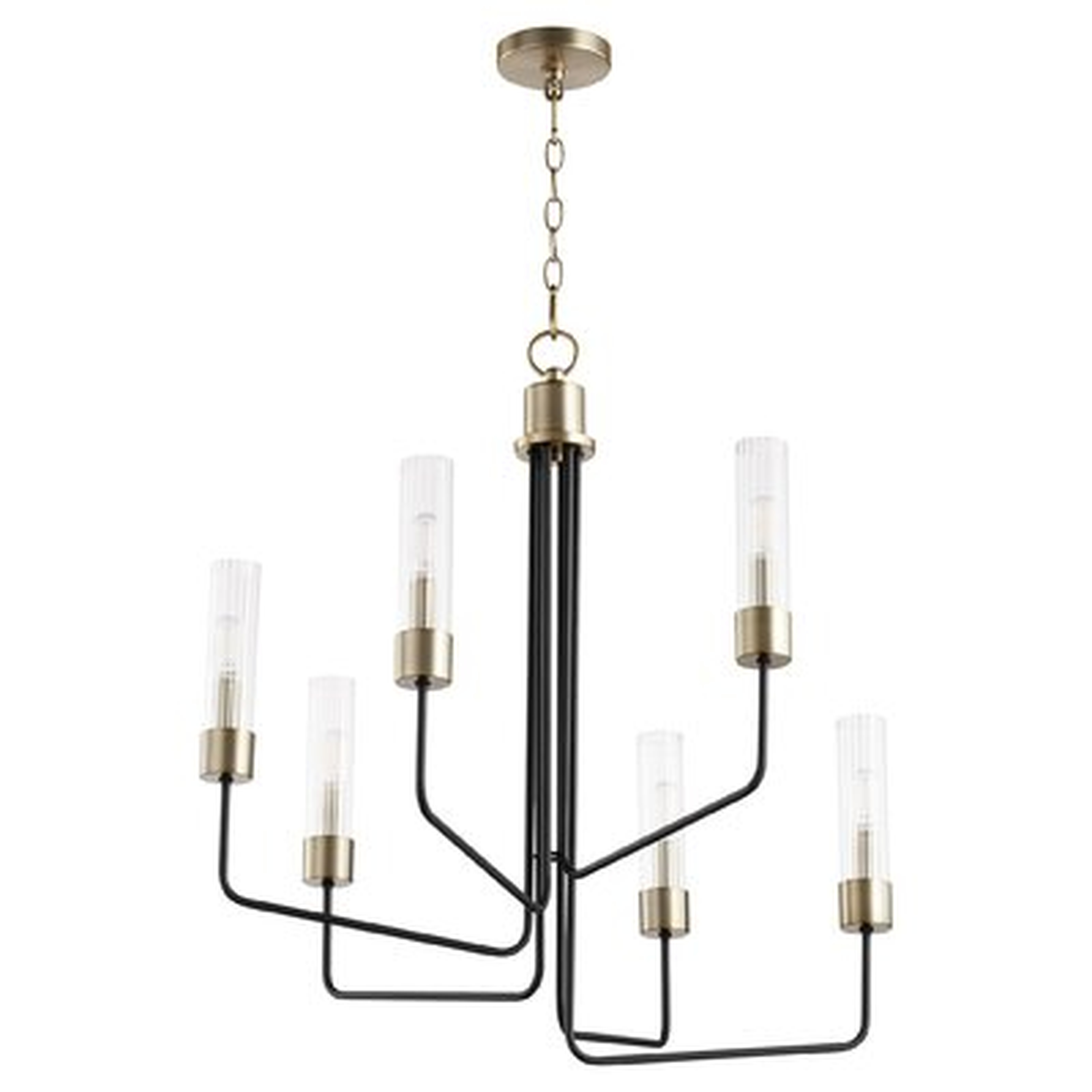 6 - Light Candle Style Classic / Traditional Chandelier - Wayfair